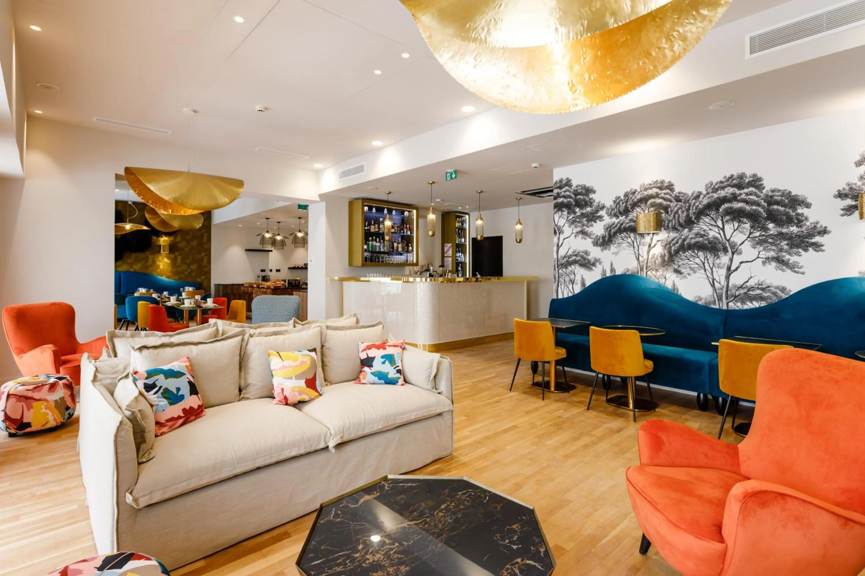 Living room in Hotel Verlaine