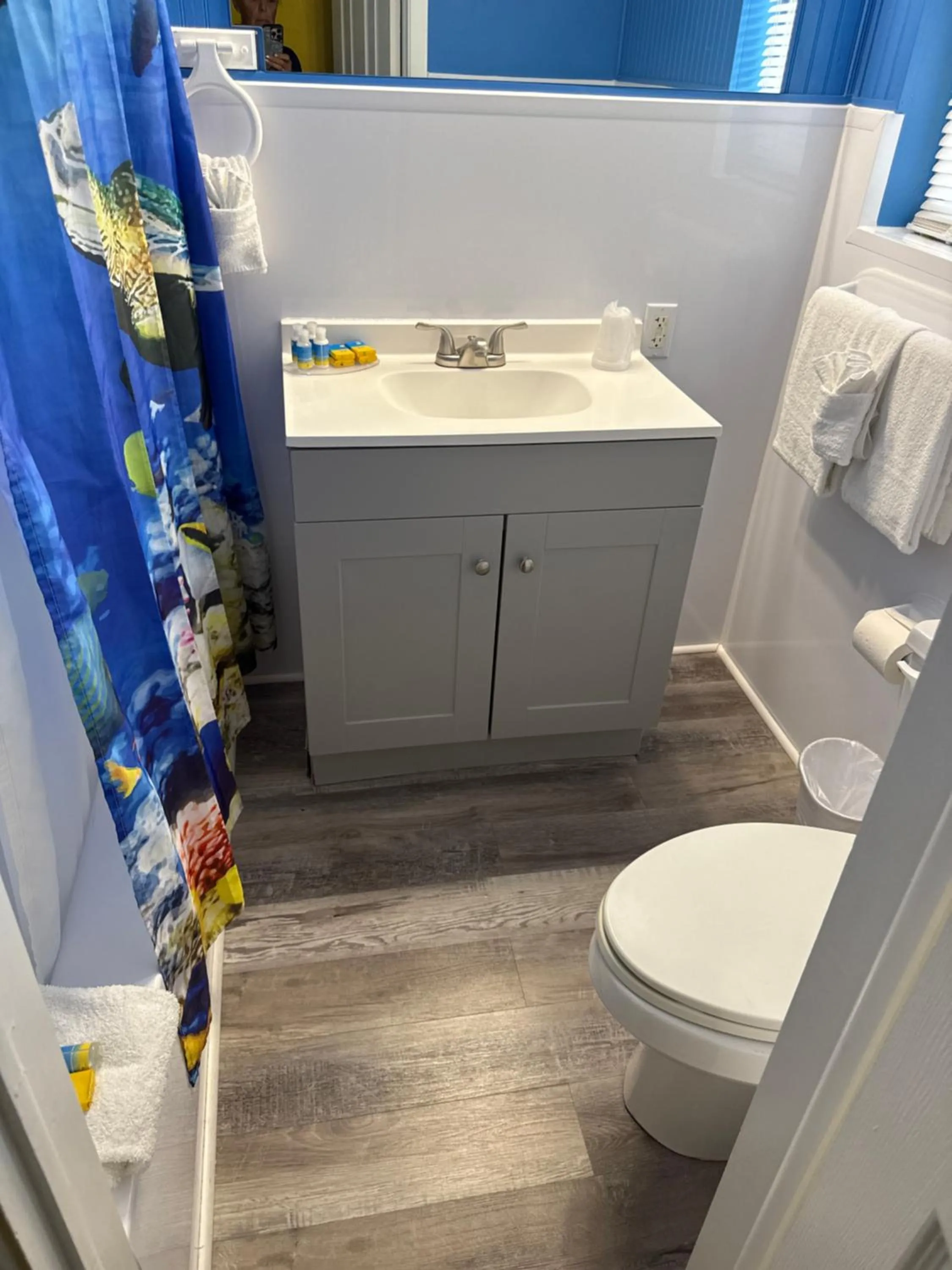 Bathroom in Barefoot Bay Resort Motel