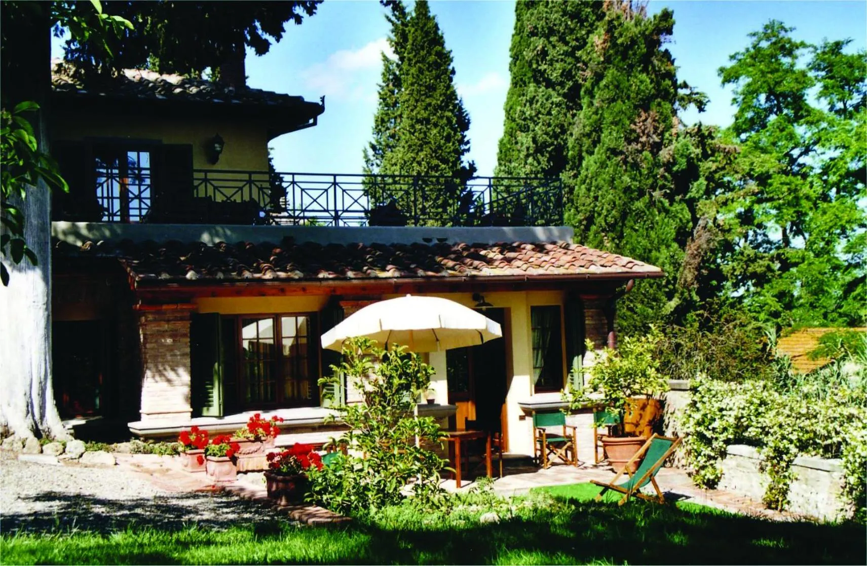 Garden view in Fattoria La Gigliola
