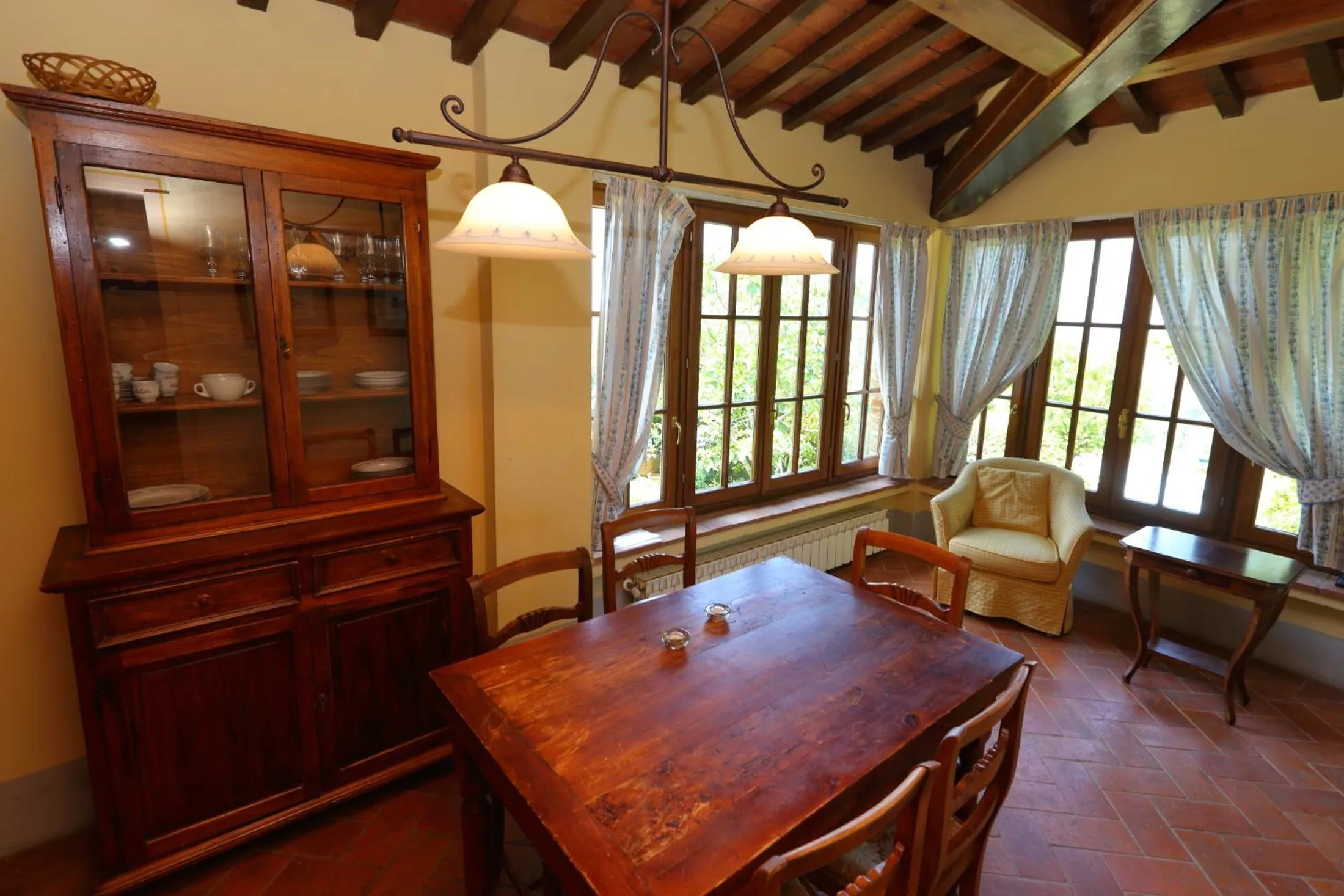 Dining area in Fattoria La Gigliola