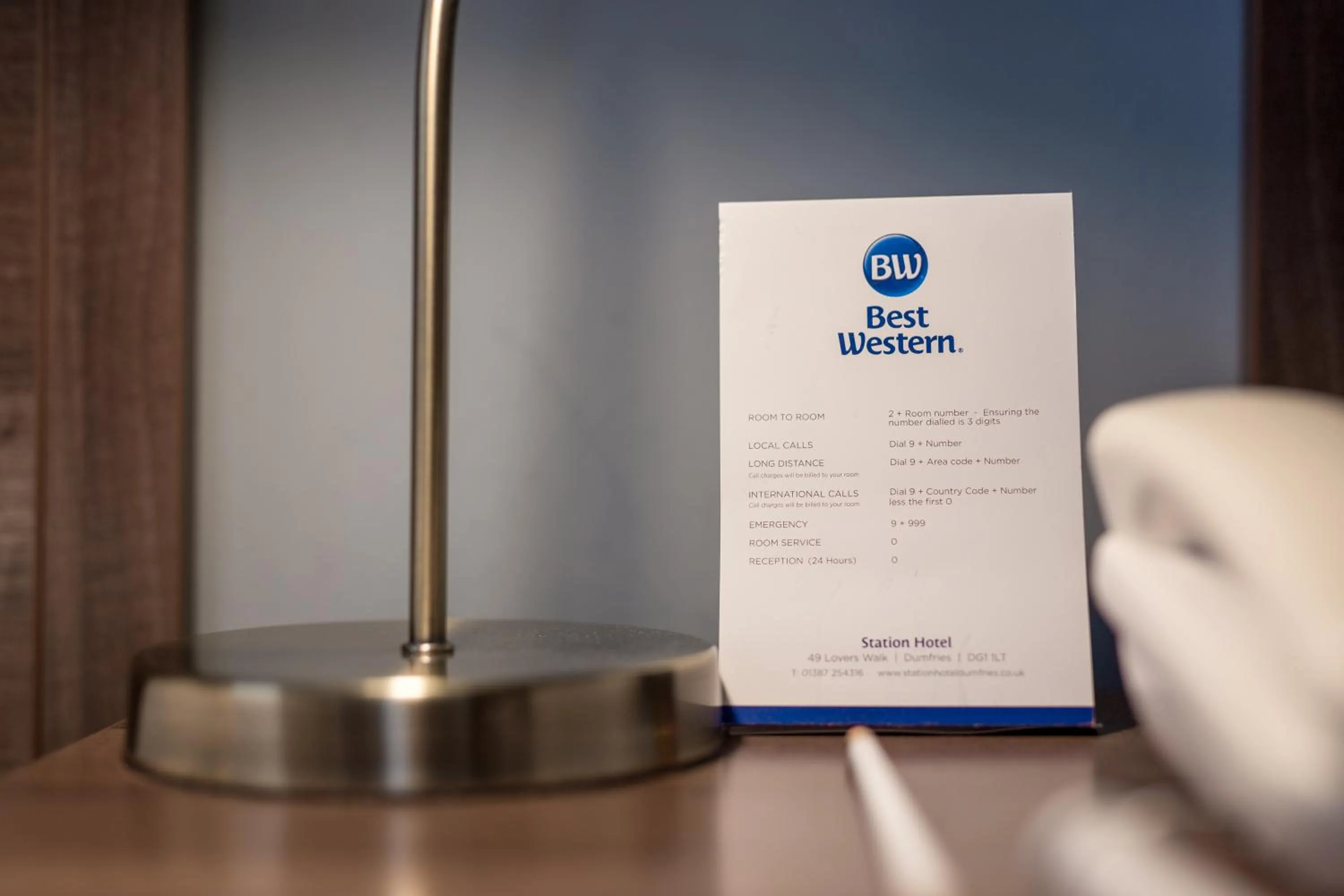 Decorative detail in Best Western Station Hotel