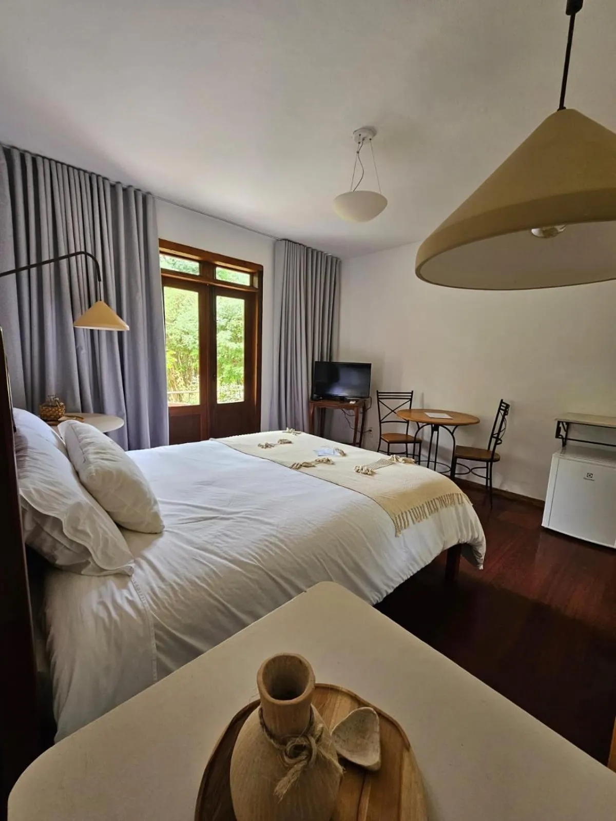 Bed in Pousada Vagalume