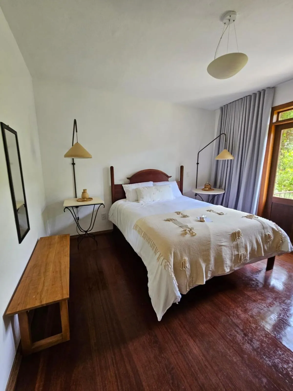 Bed in Pousada Vagalume