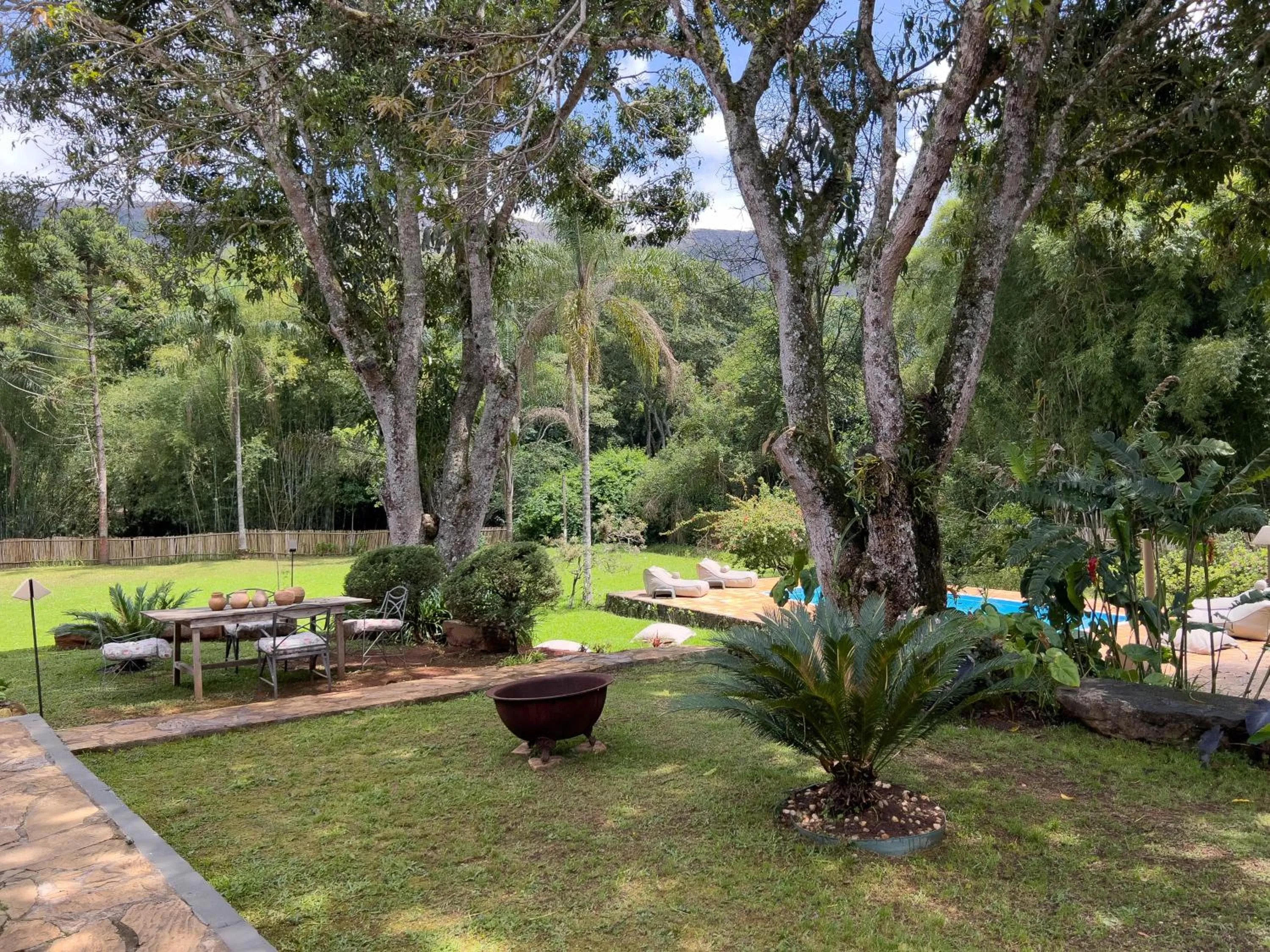 Garden in Pousada Vagalume