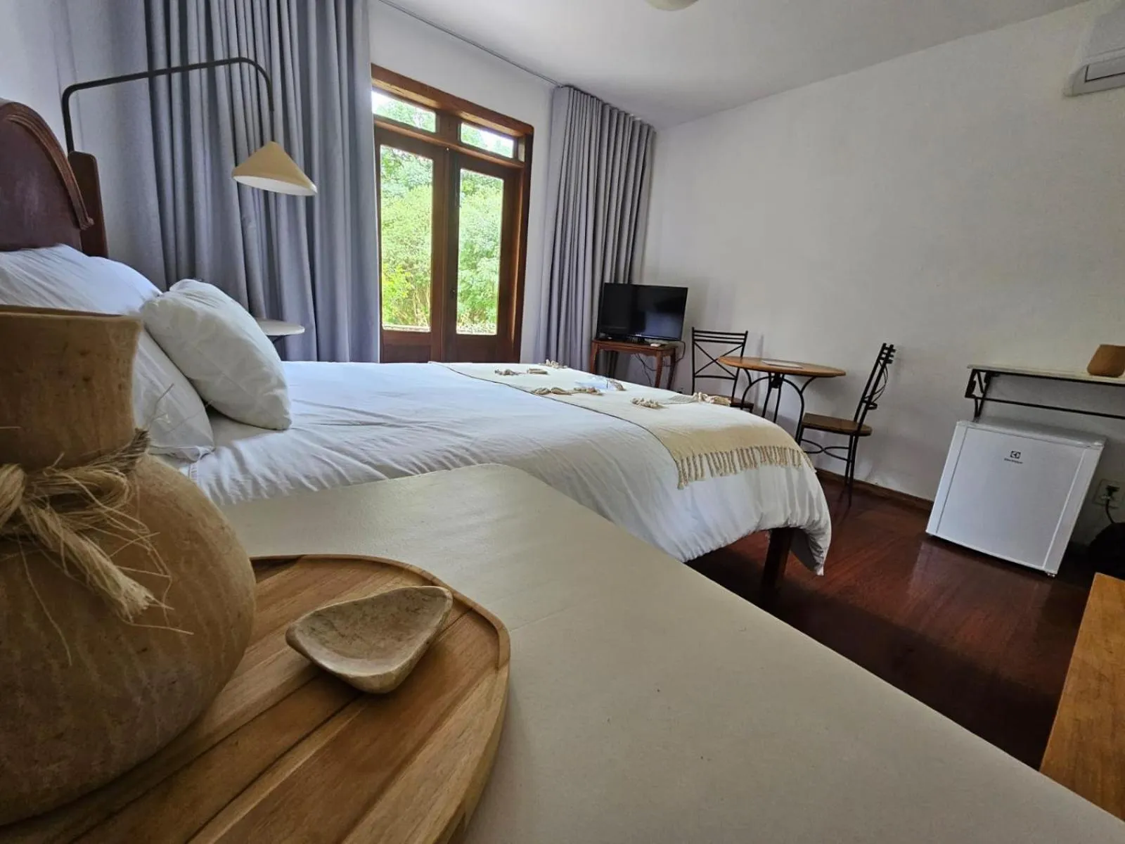 Bed in Pousada Vagalume