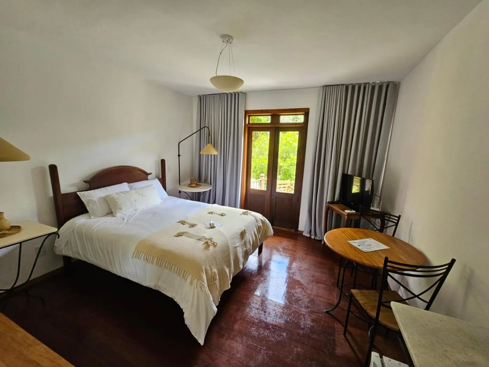 Bed in Pousada Vagalume