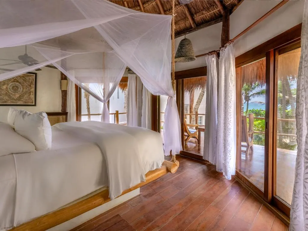 Bed in Encantada Tulum