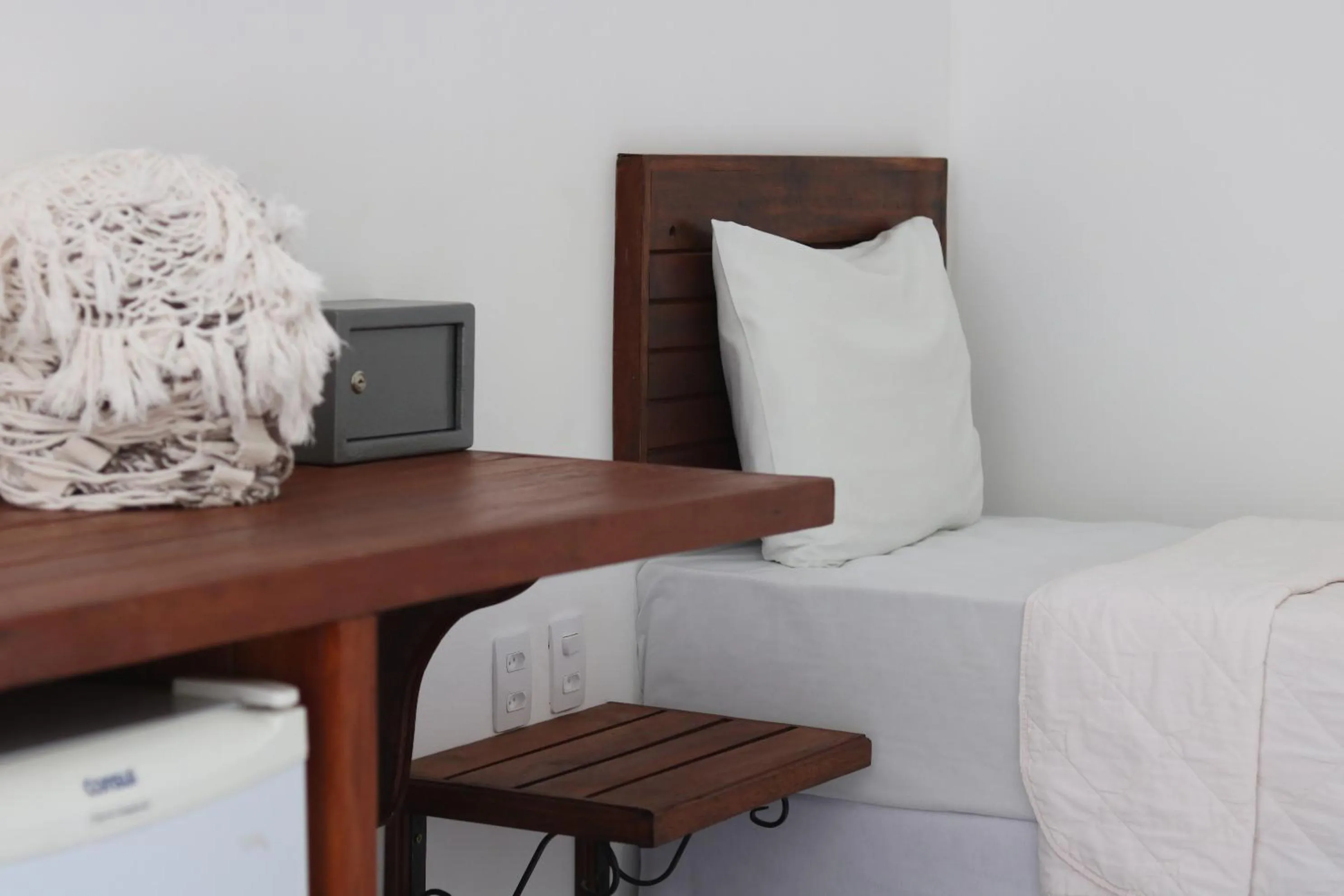 Bed in Pousada Quatro Estações