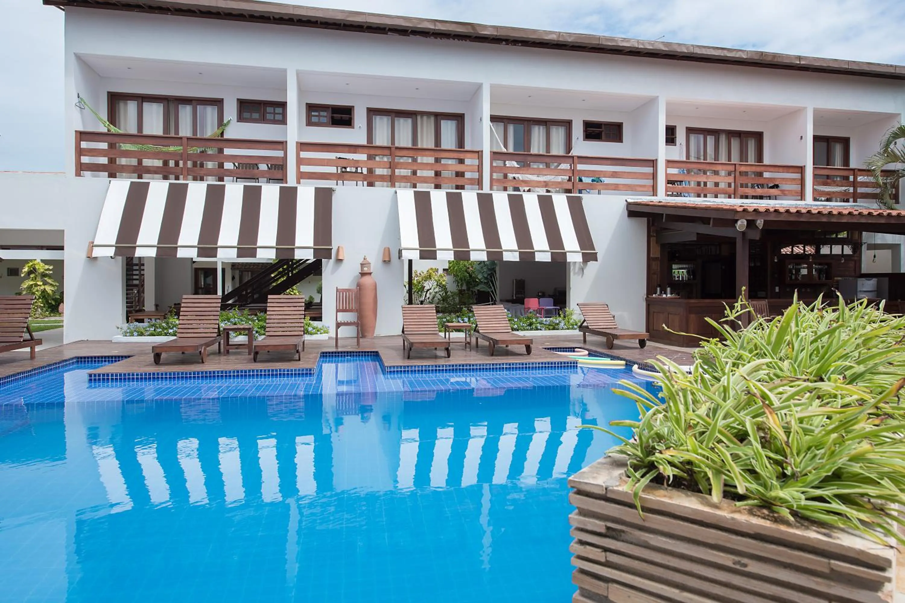 Swimming pool in Pousada Quatro Estações
