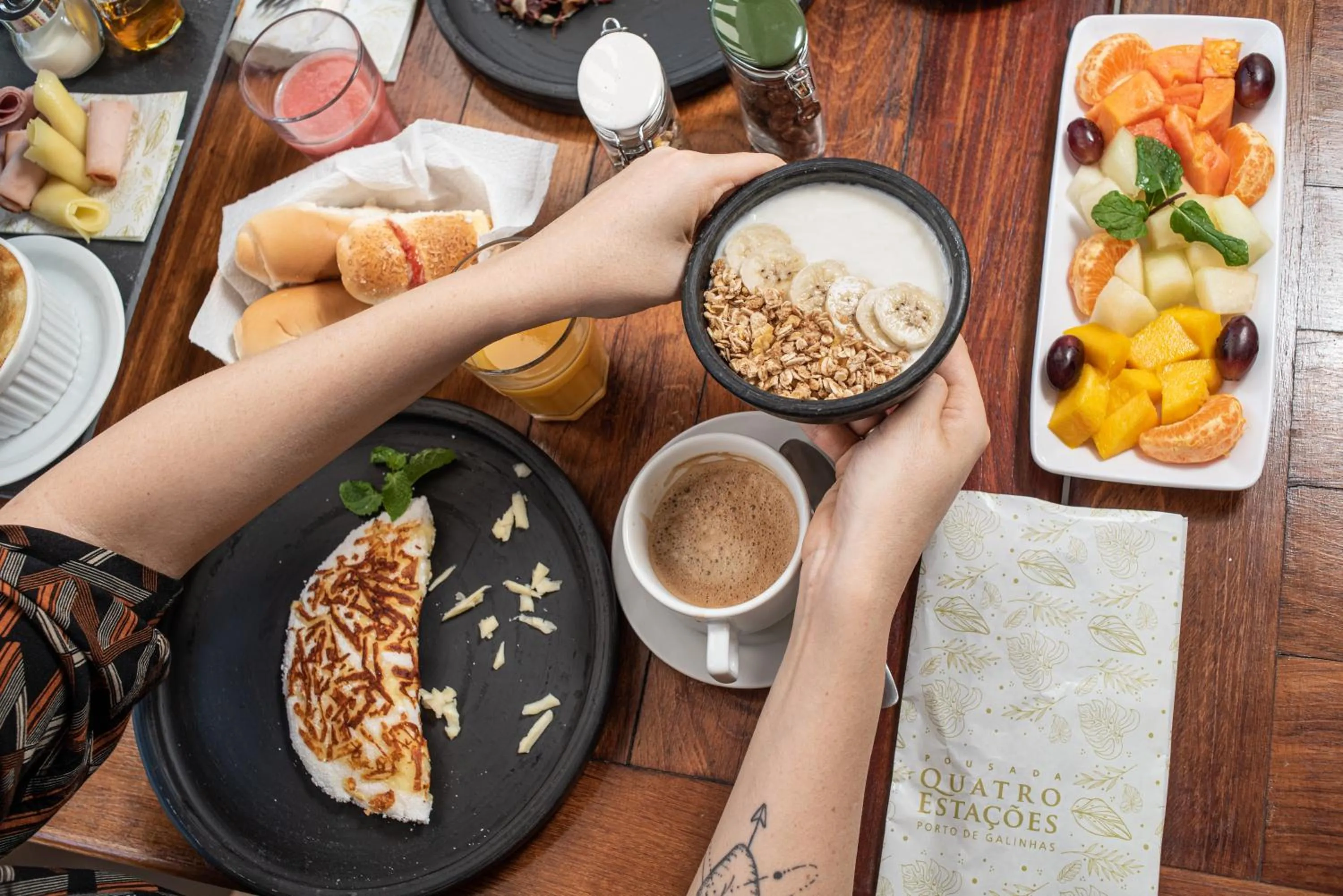 Food in Pousada Quatro Estações