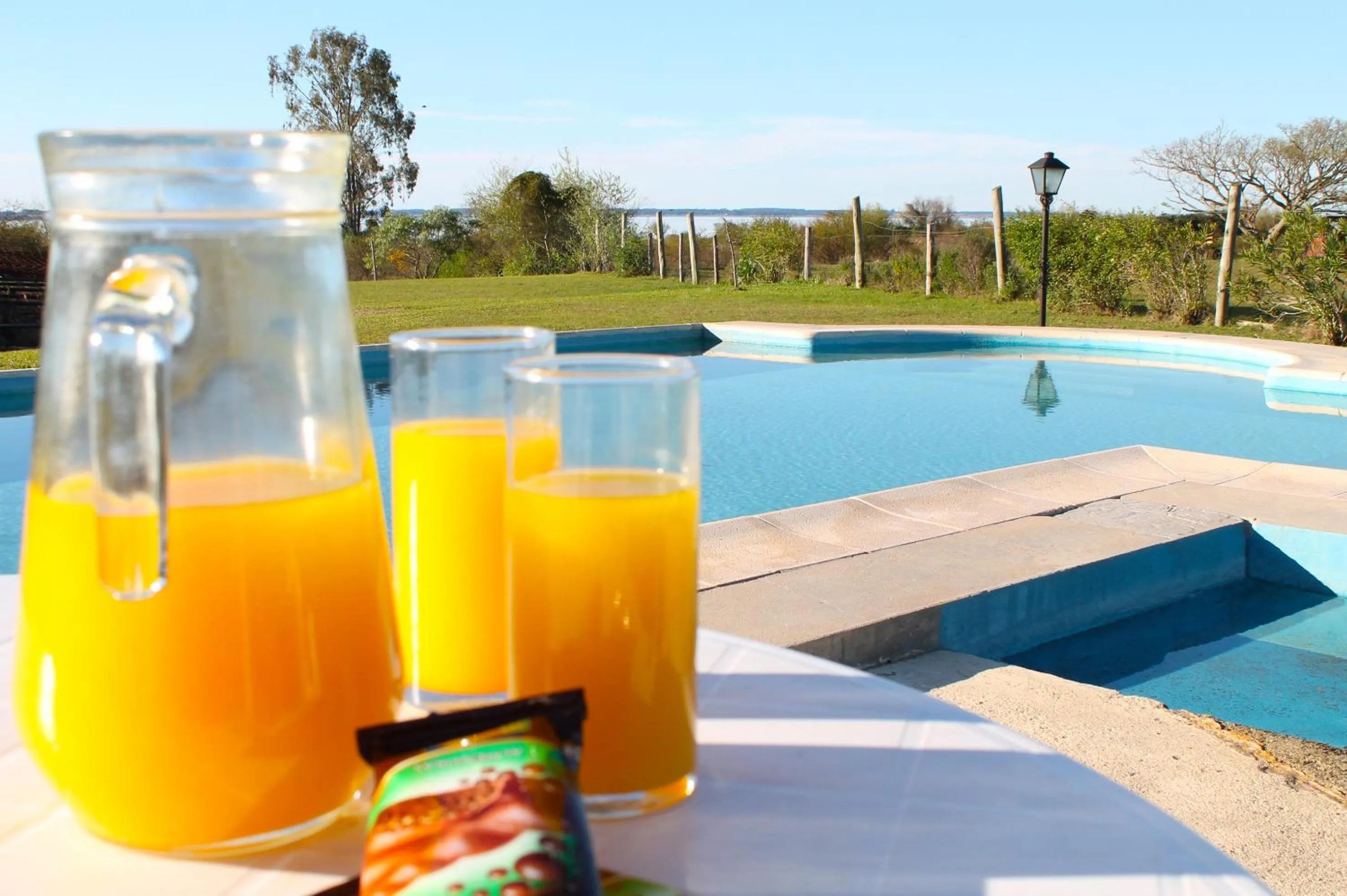 Swimming pool in Brisas del Lago Apart y Hotel