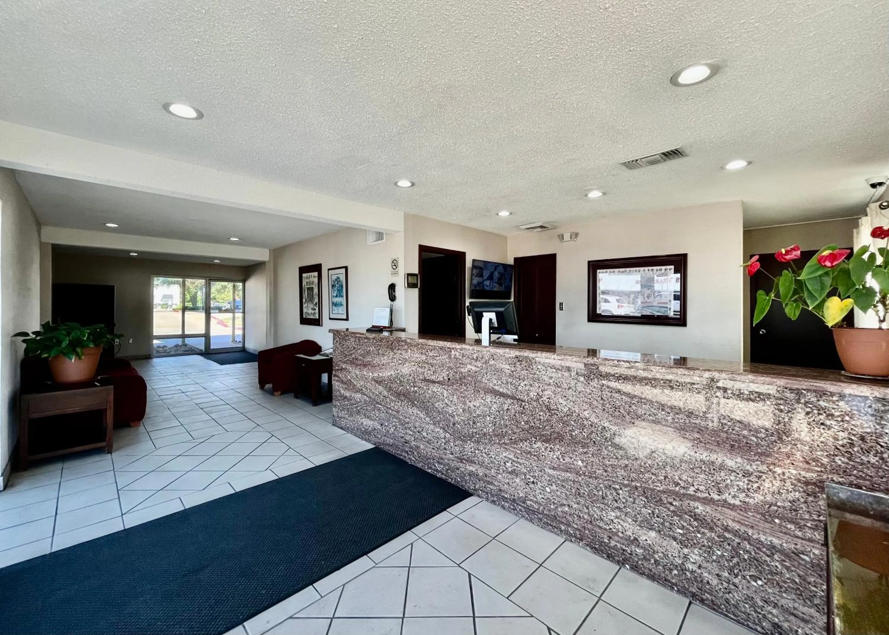 Lobby or reception in EZ Travel Inn College Station