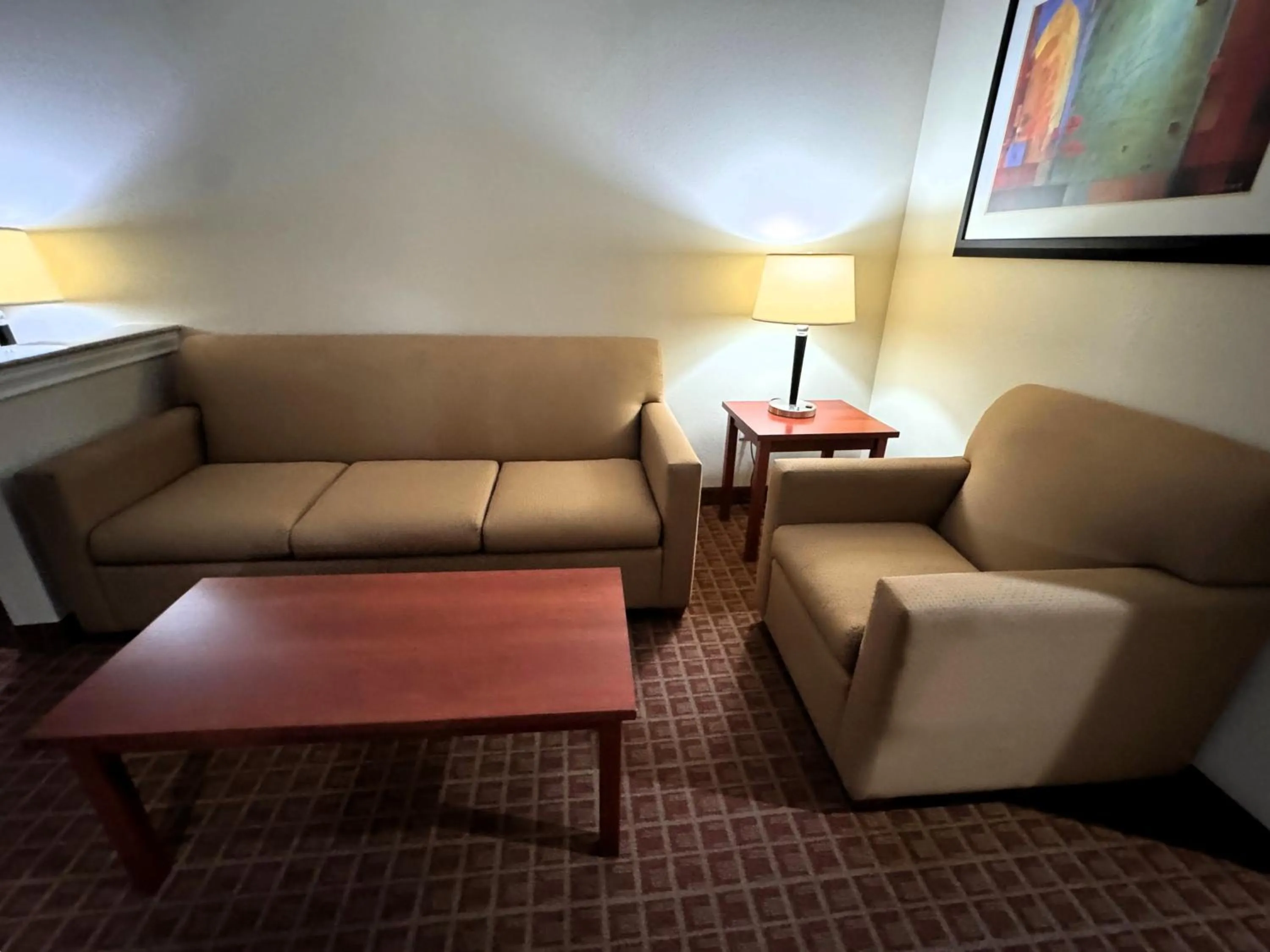 Seating area in Ramada by Wyndham College Station