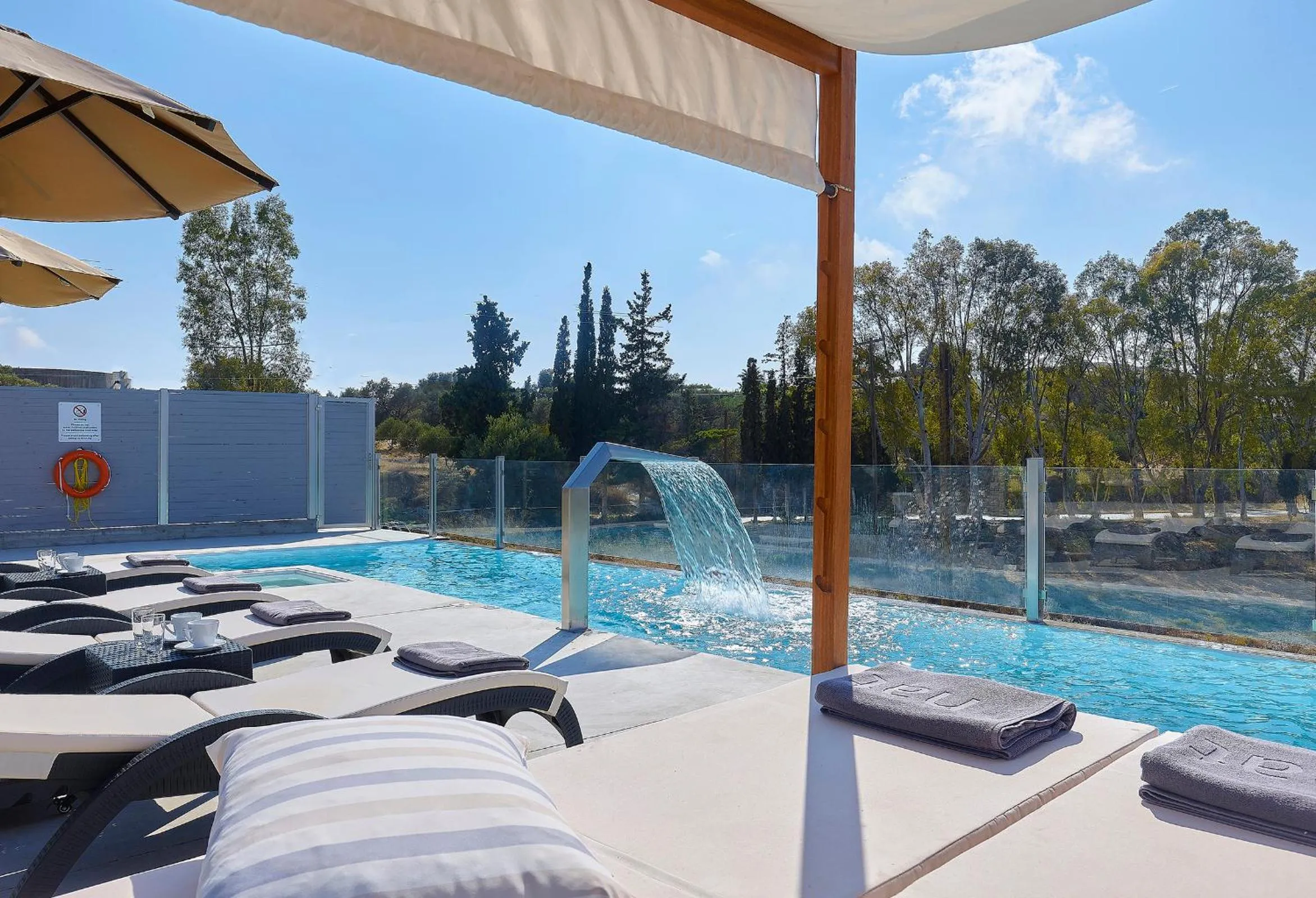 Pool view in Kouros n' Kori Villas