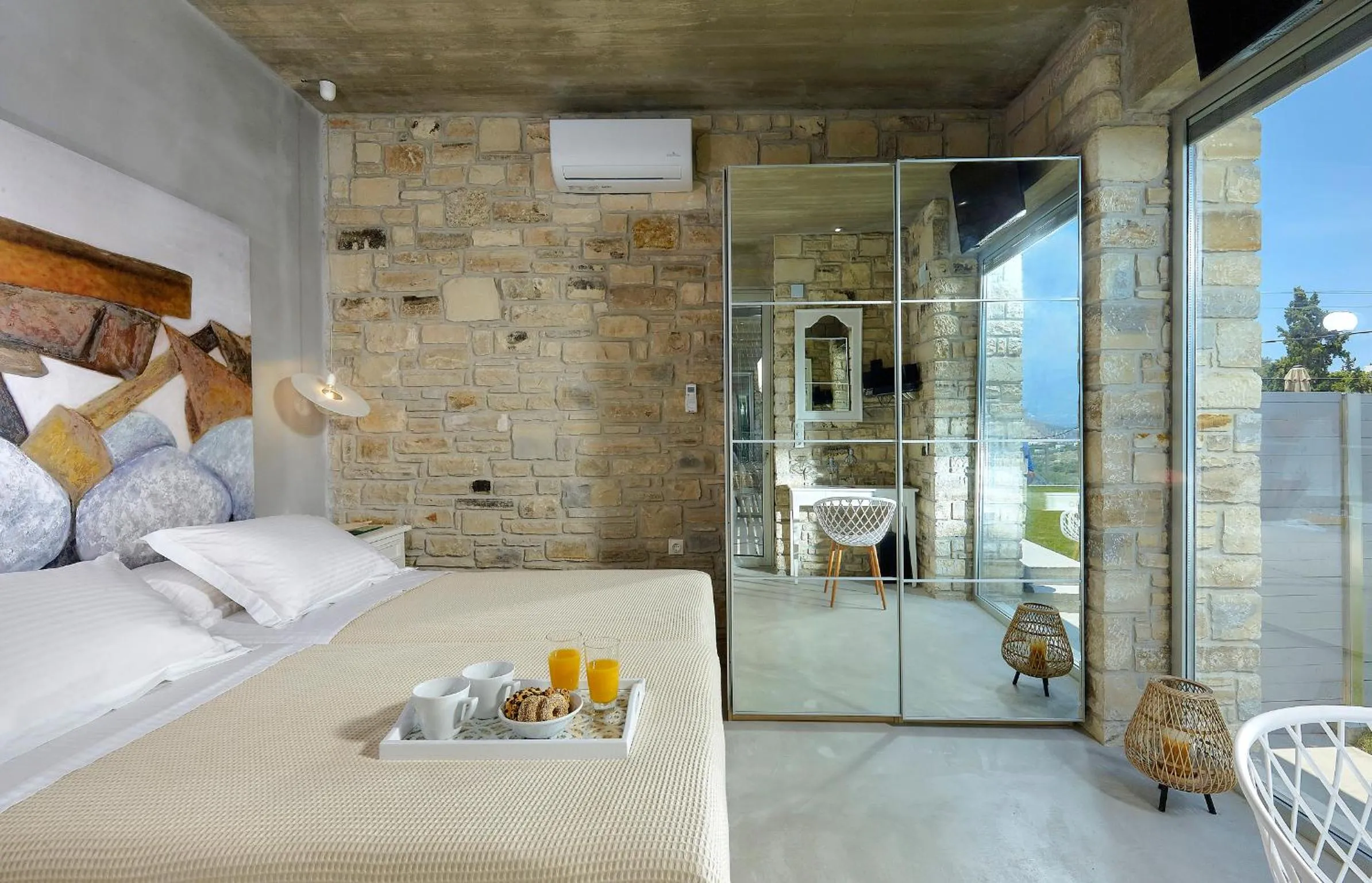 Bedroom, Bed in Kouros n' Kori Villas