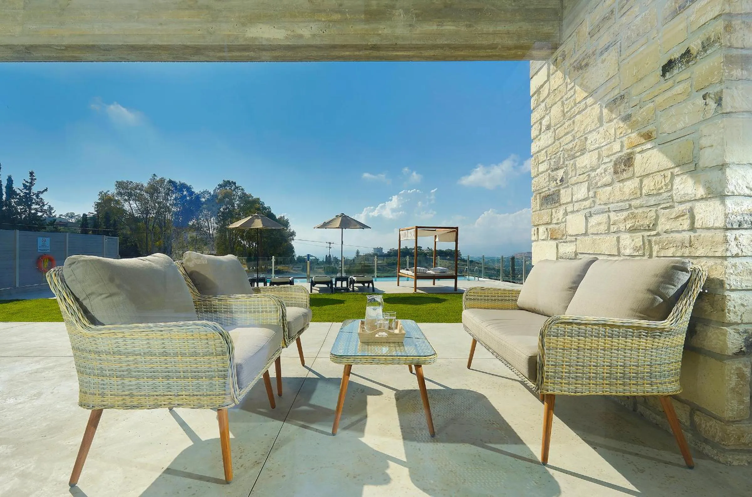 Balcony/Terrace in Kouros n' Kori Villas