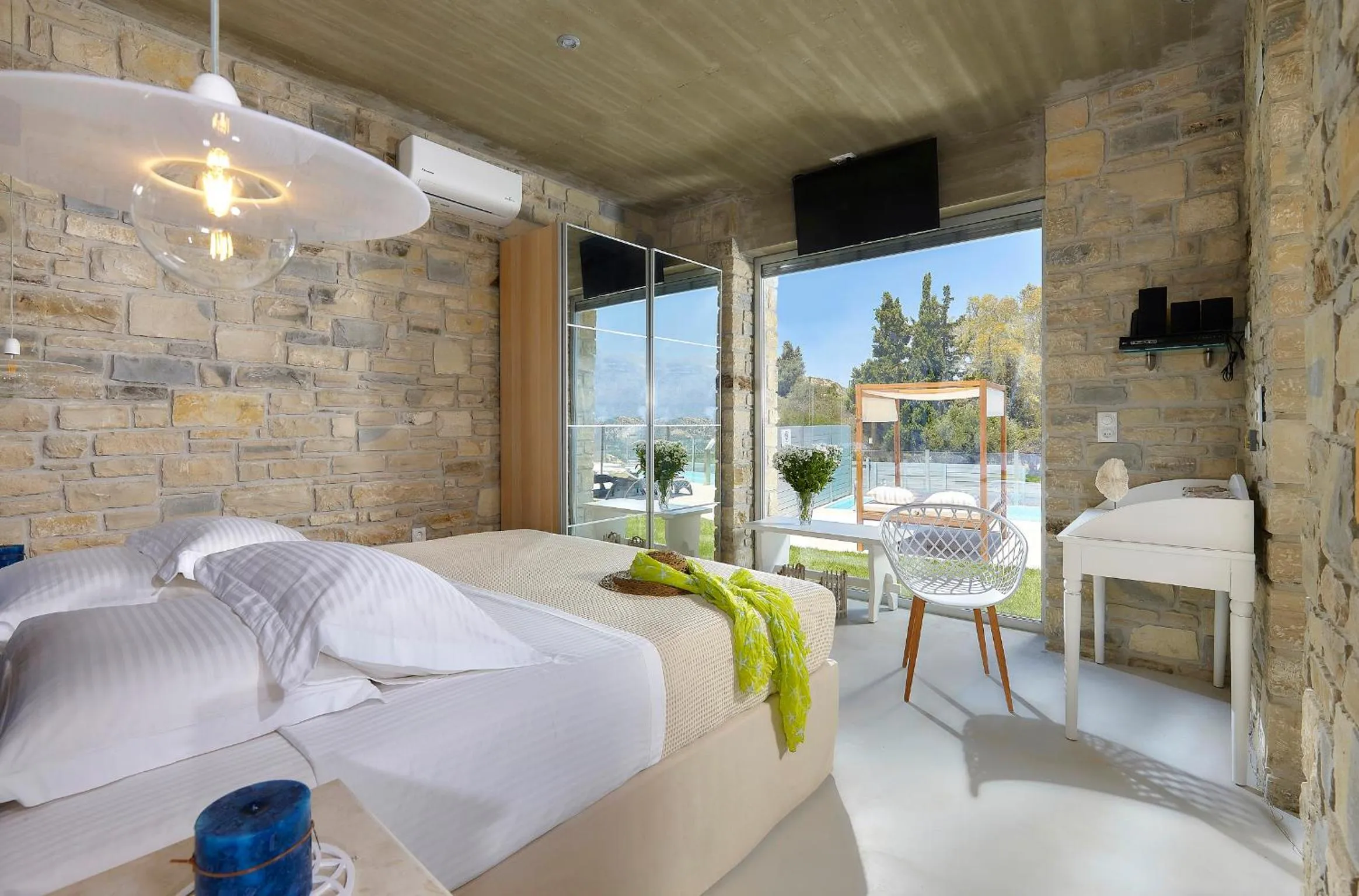 Bedroom, Bed in Kouros n' Kori Villas