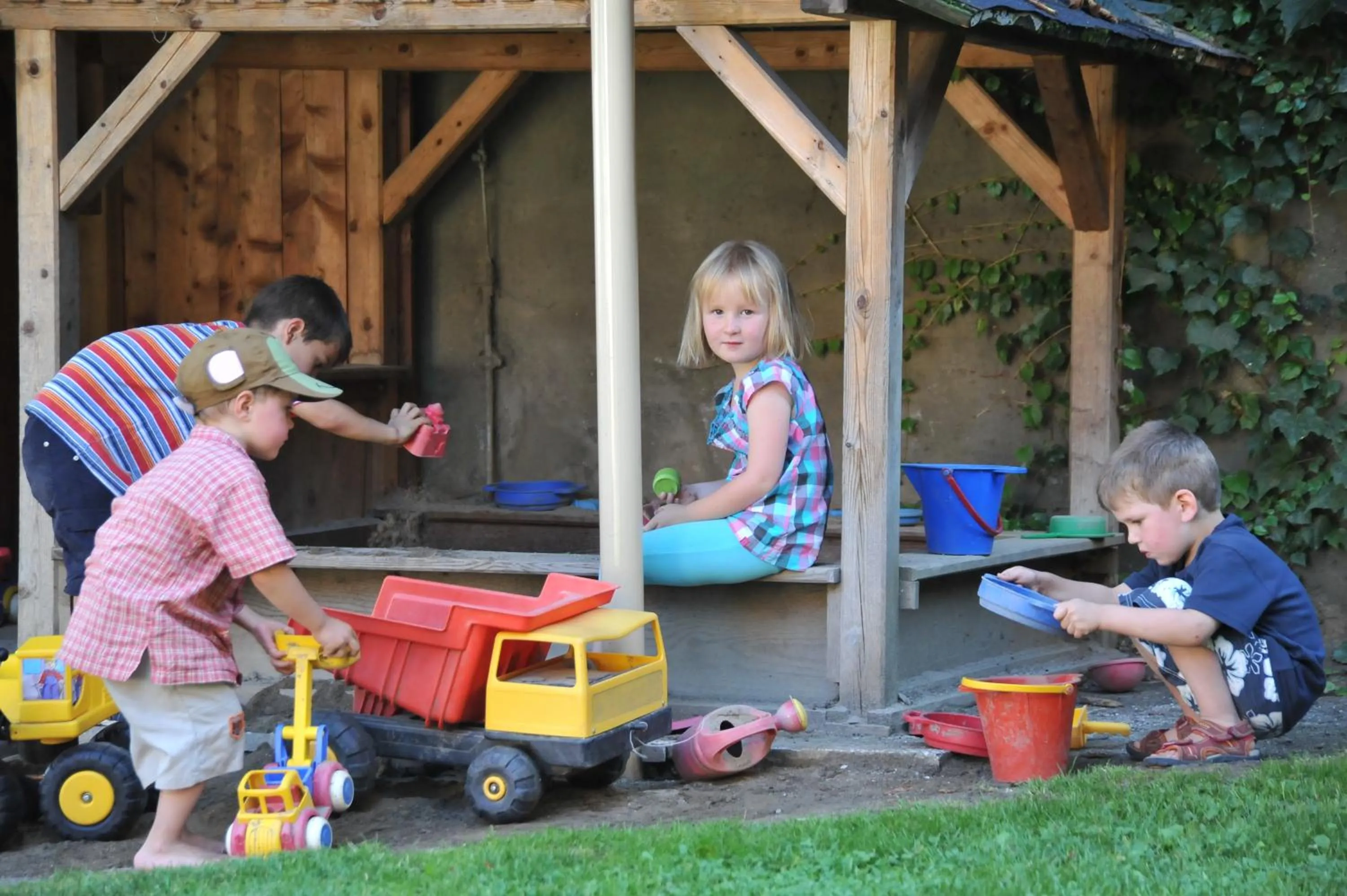 Garden in Ferienwohnungen Simonbauer