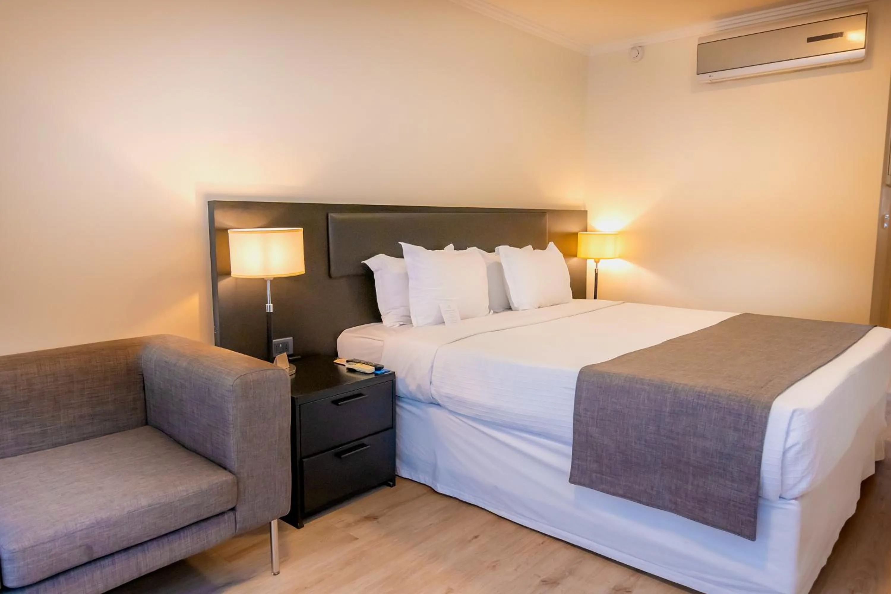 Bed in After Hotel Montevideo