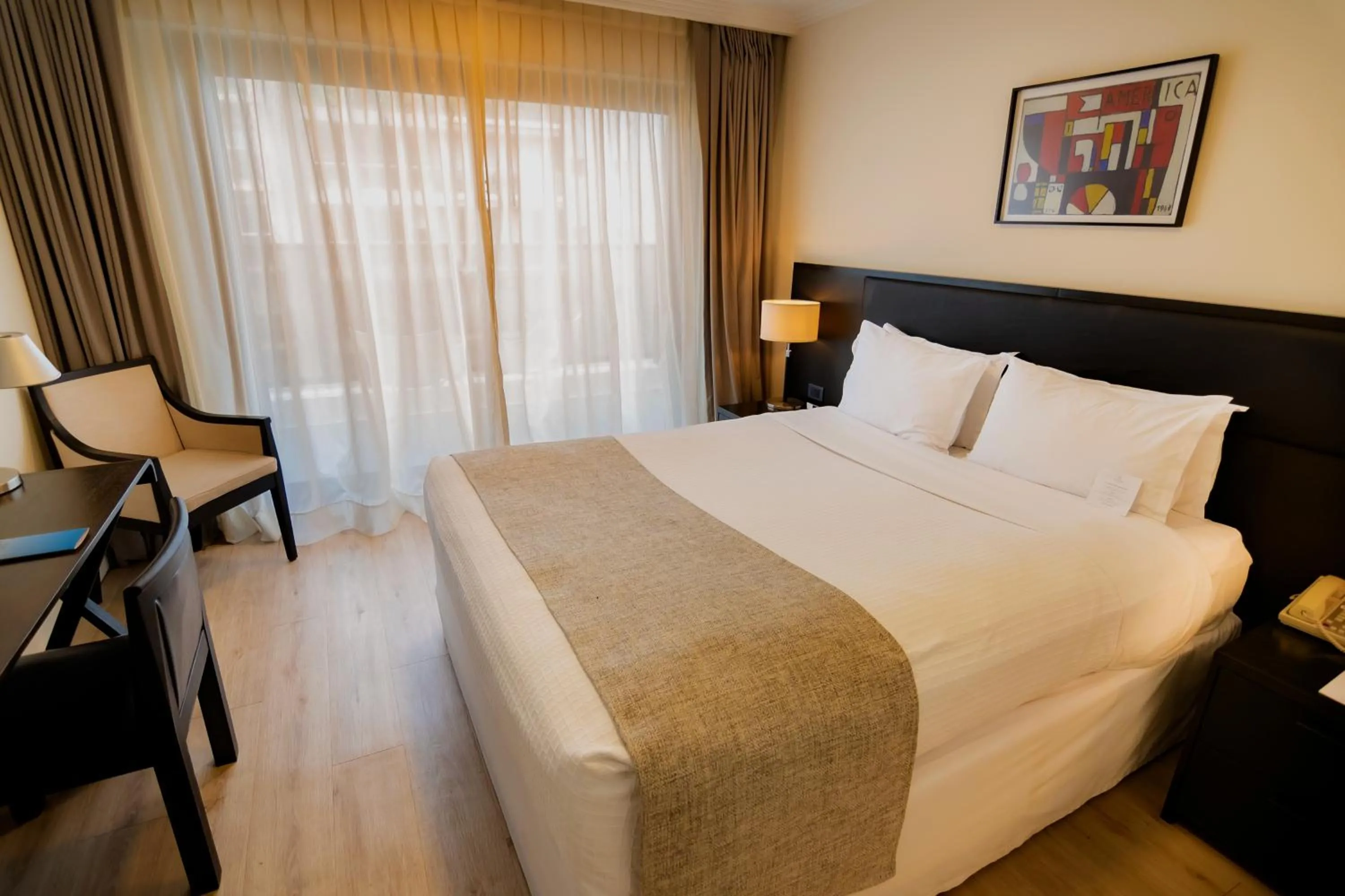 Bed in After Hotel Montevideo