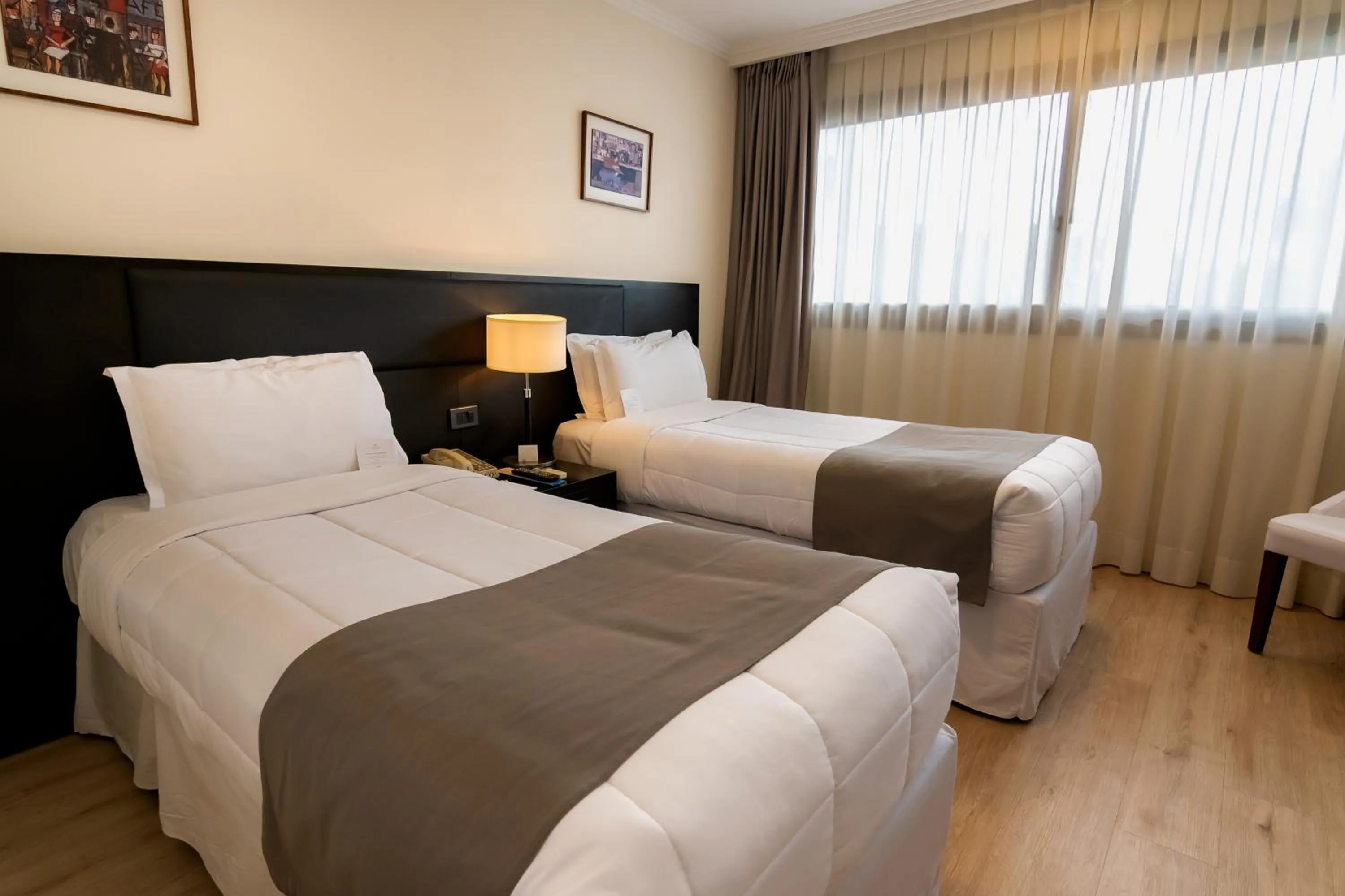 Bed in After Hotel Montevideo