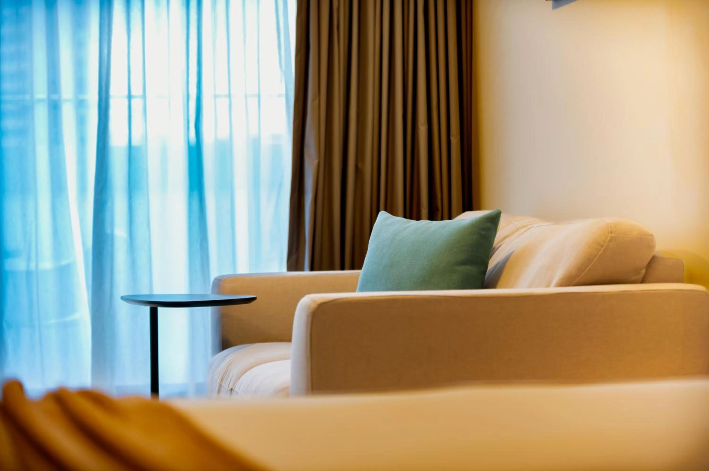 Seating area in After Hotel Montevideo