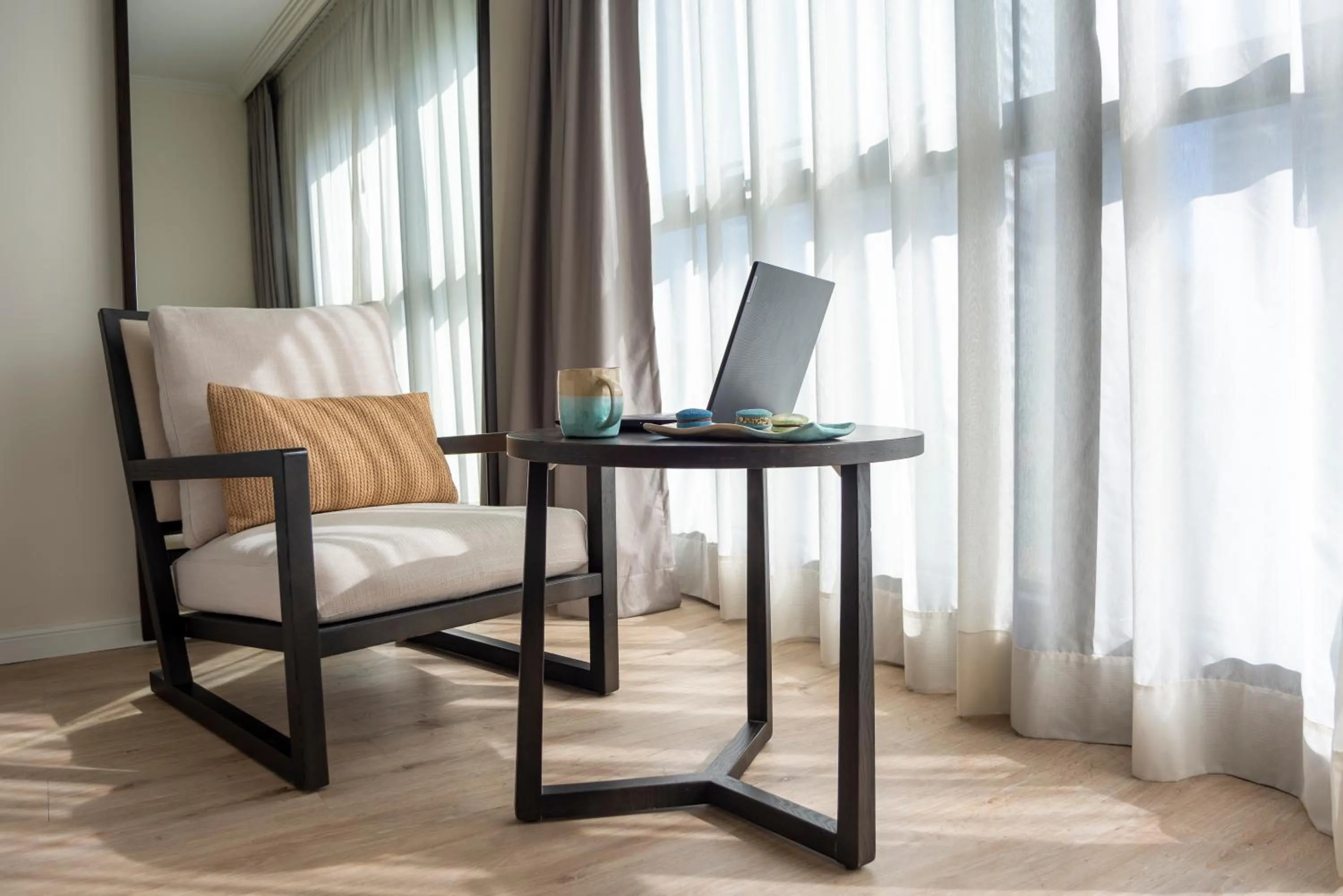 Seating area in After Hotel Montevideo