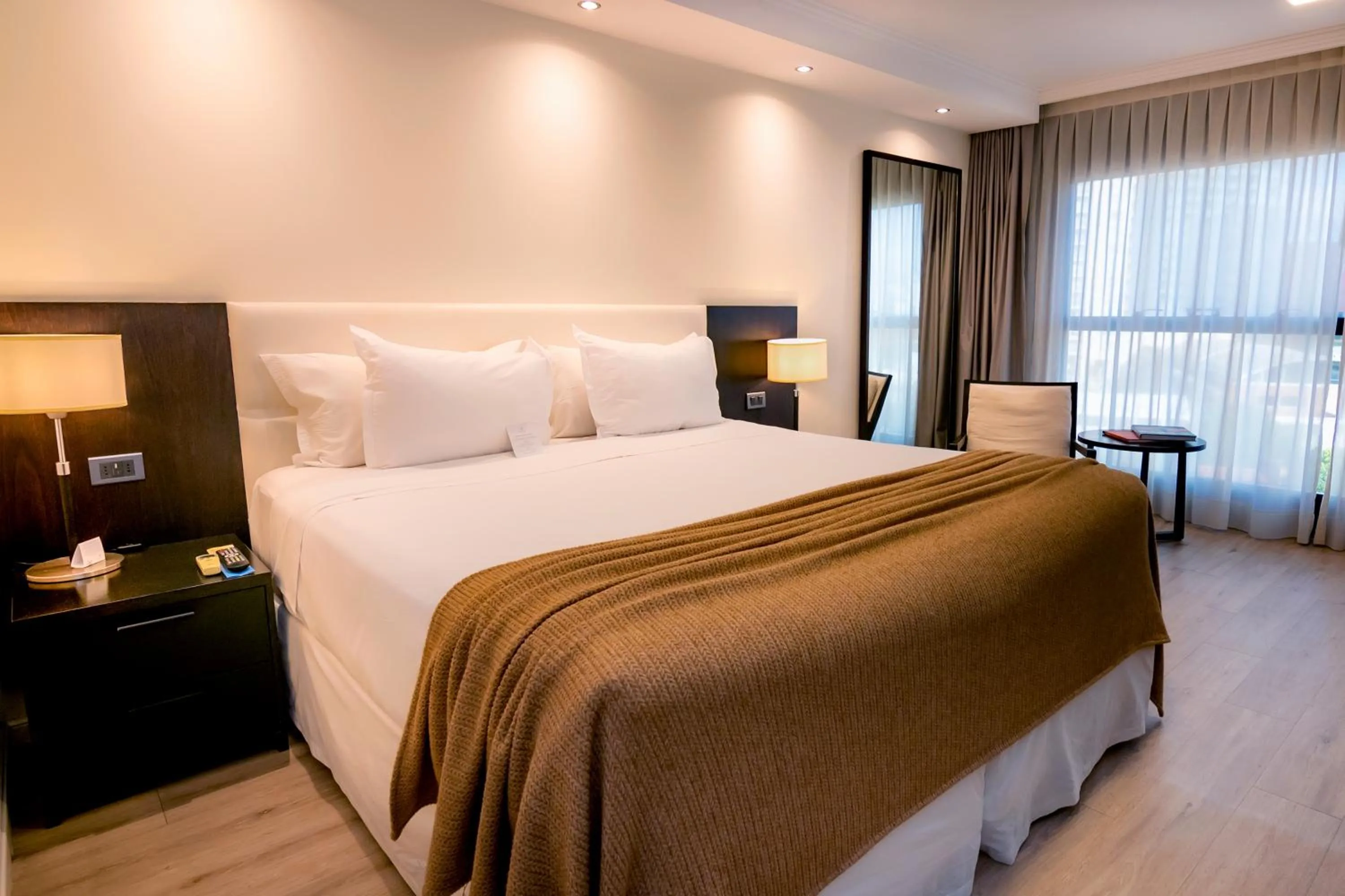 Bed in After Hotel Montevideo