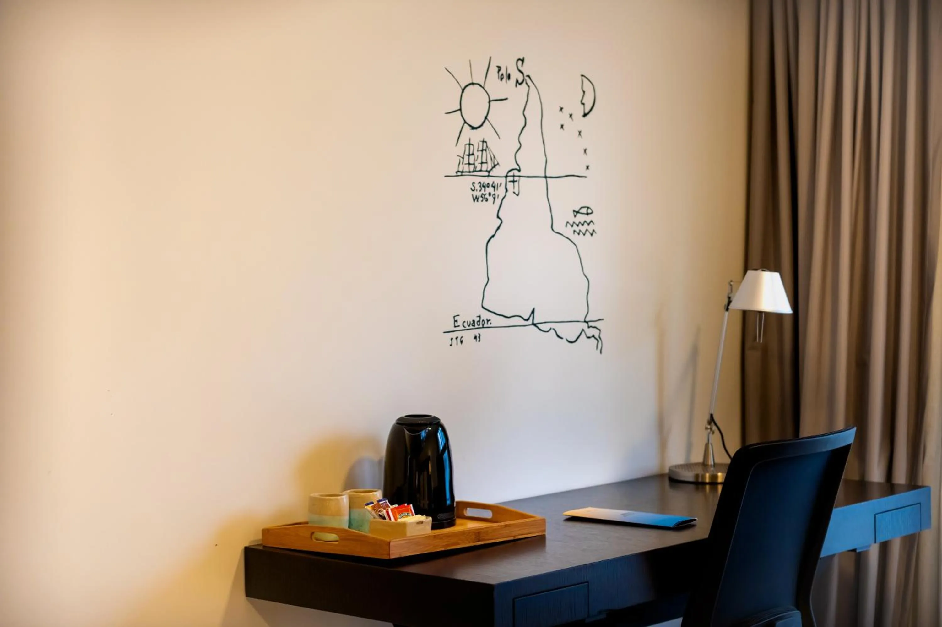 Seating area in After Hotel Montevideo