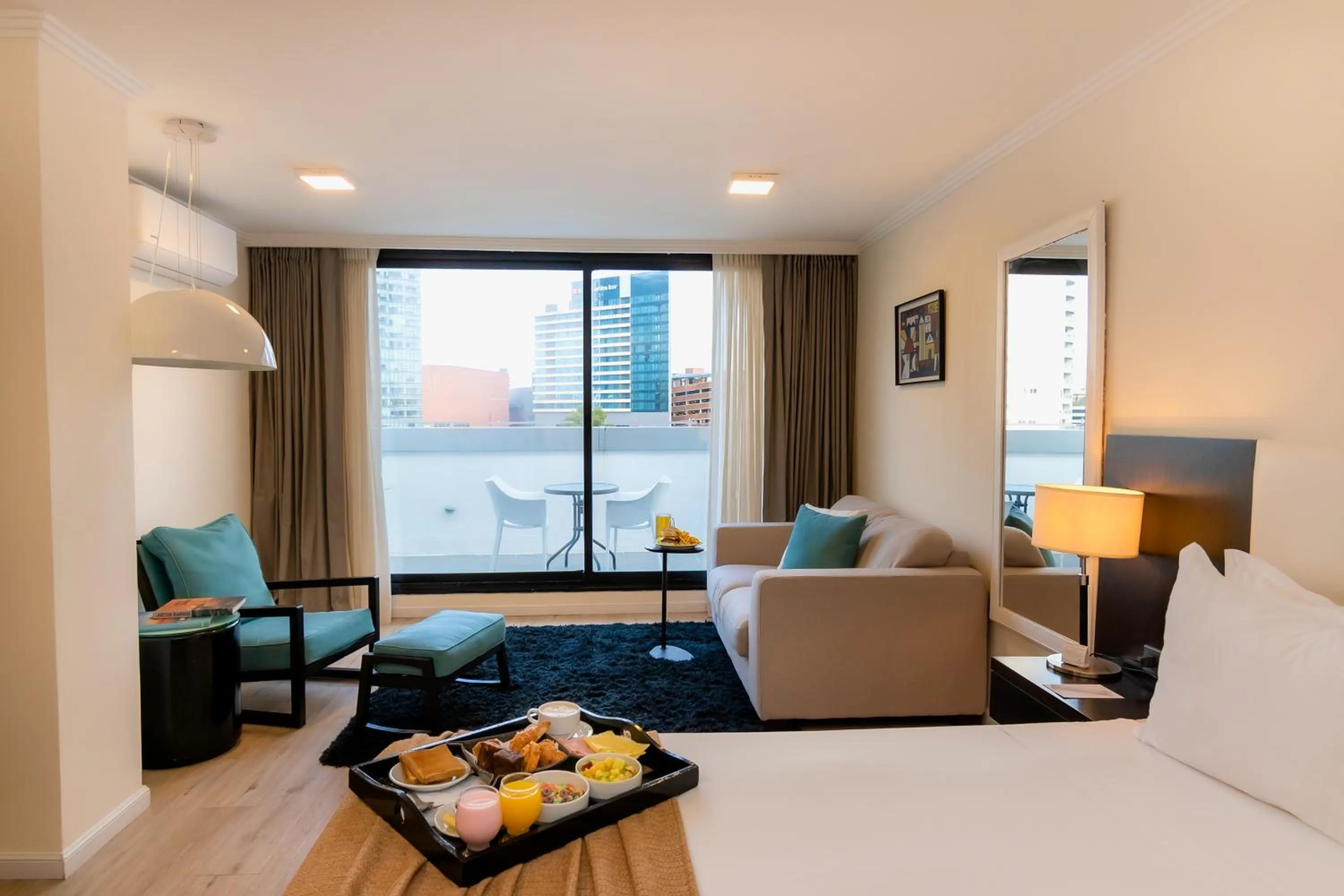 Bed in After Hotel Montevideo