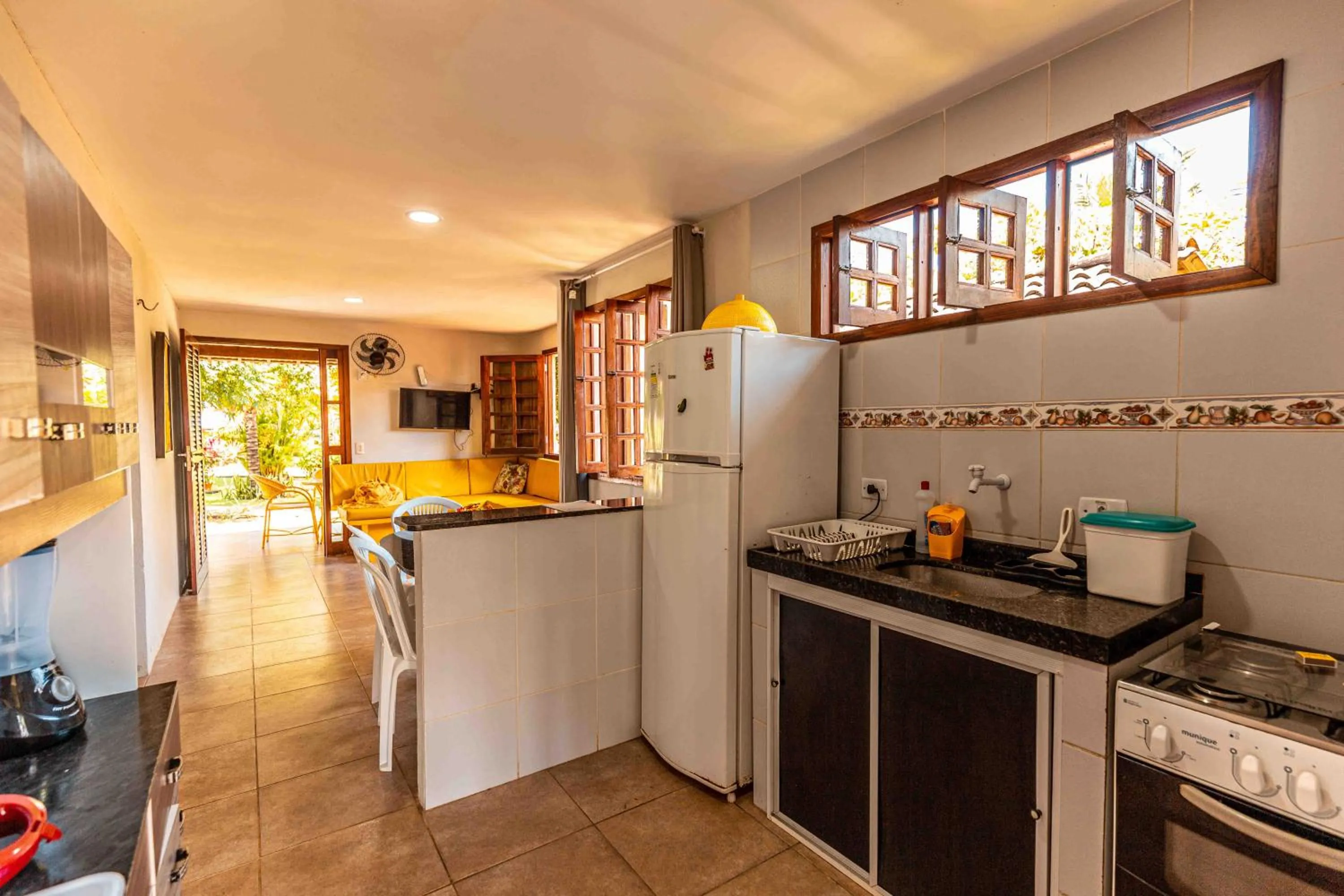 Communal kitchen in Chales Maragogi