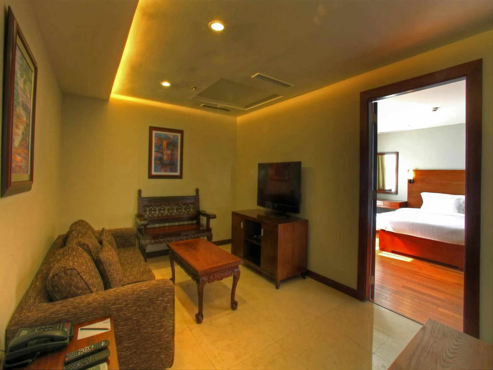 Living room in Armada Hotel Manila