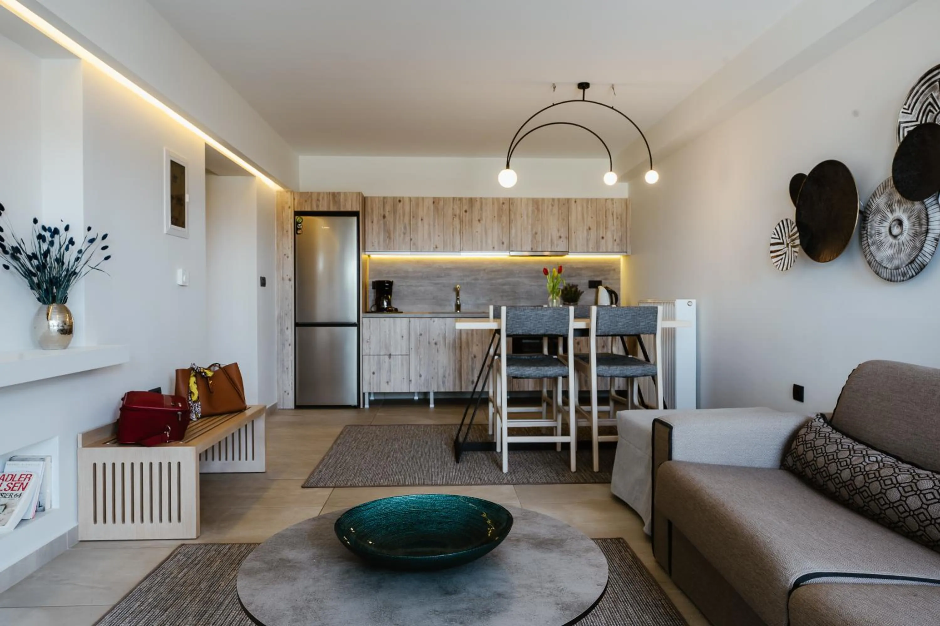 Seating area in Andrew's Luxury Residence