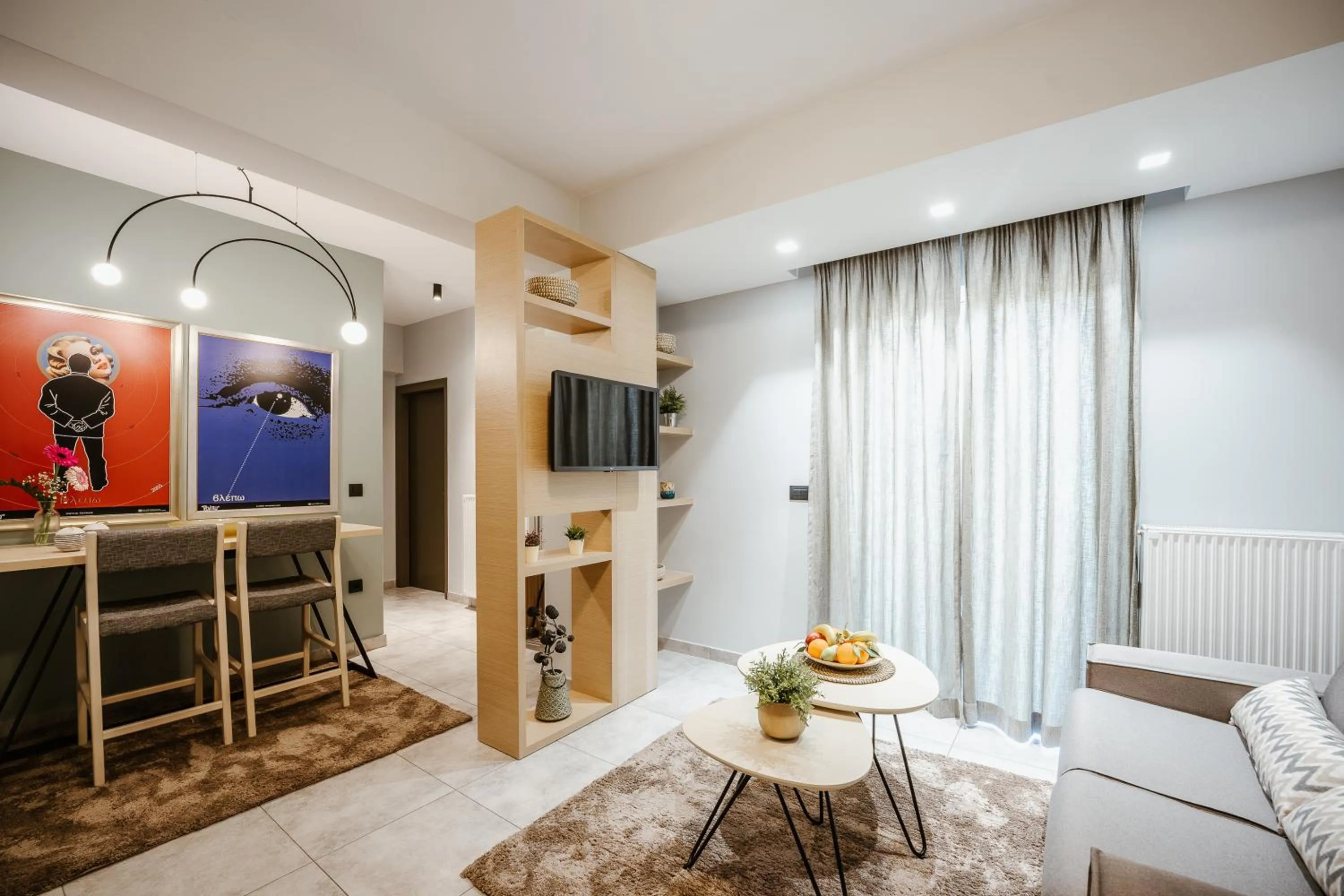 Seating area in Andrew's Luxury Residence