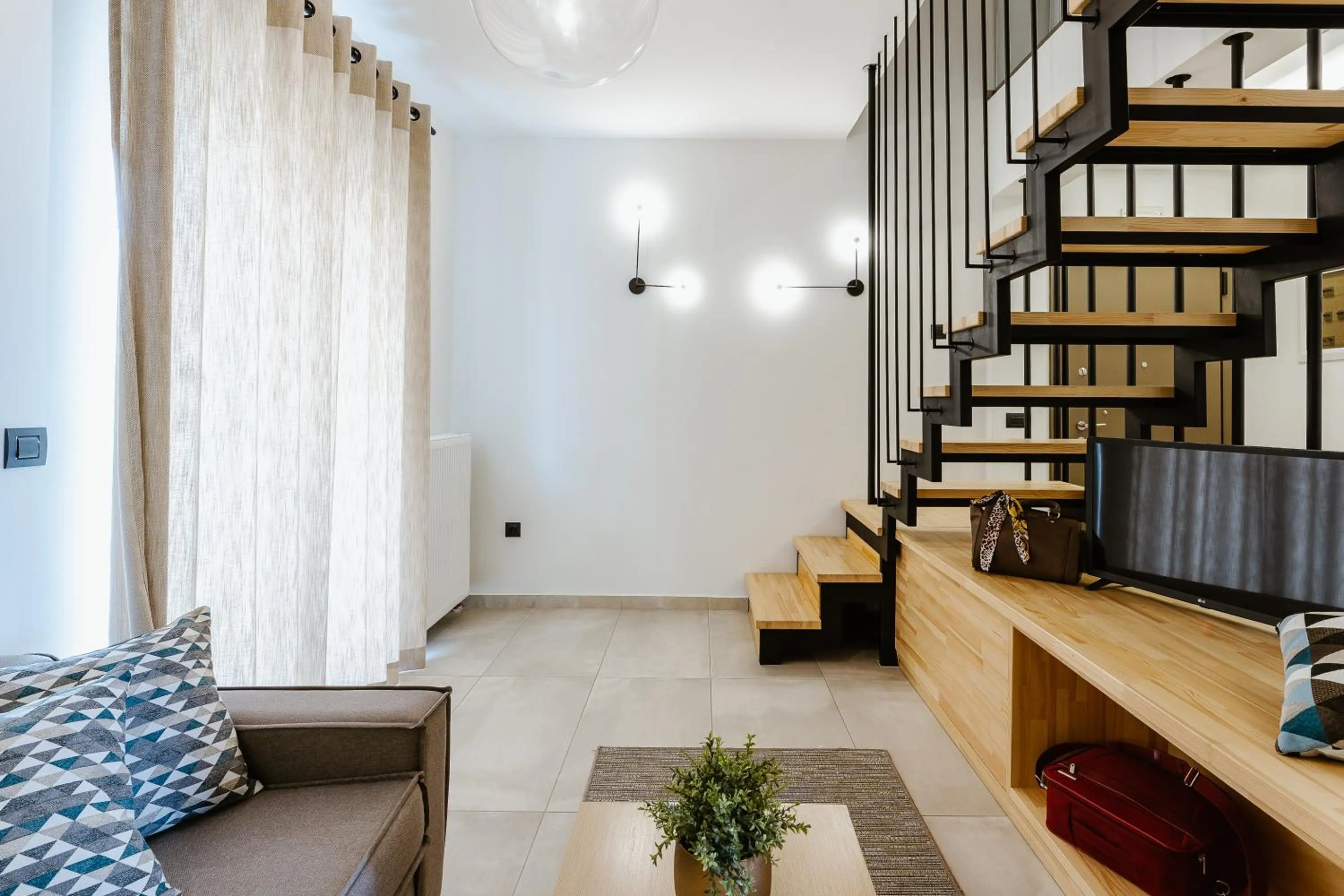 Seating area in Andrew's Luxury Residence