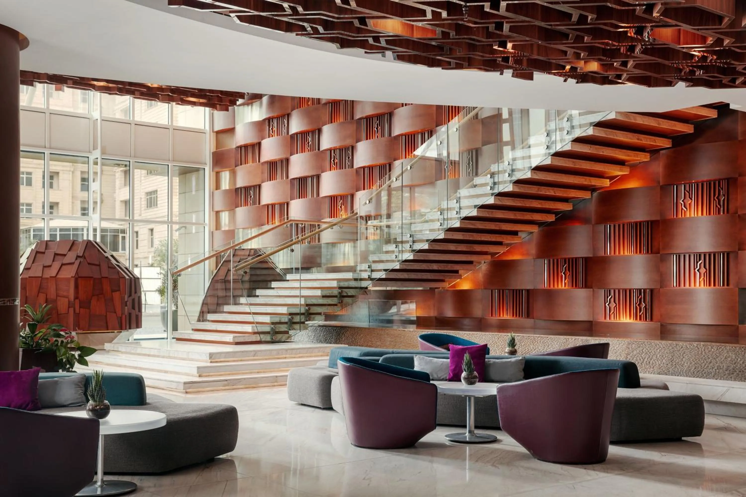 Lobby or reception in JW Marriott Absheron Baku Hotel