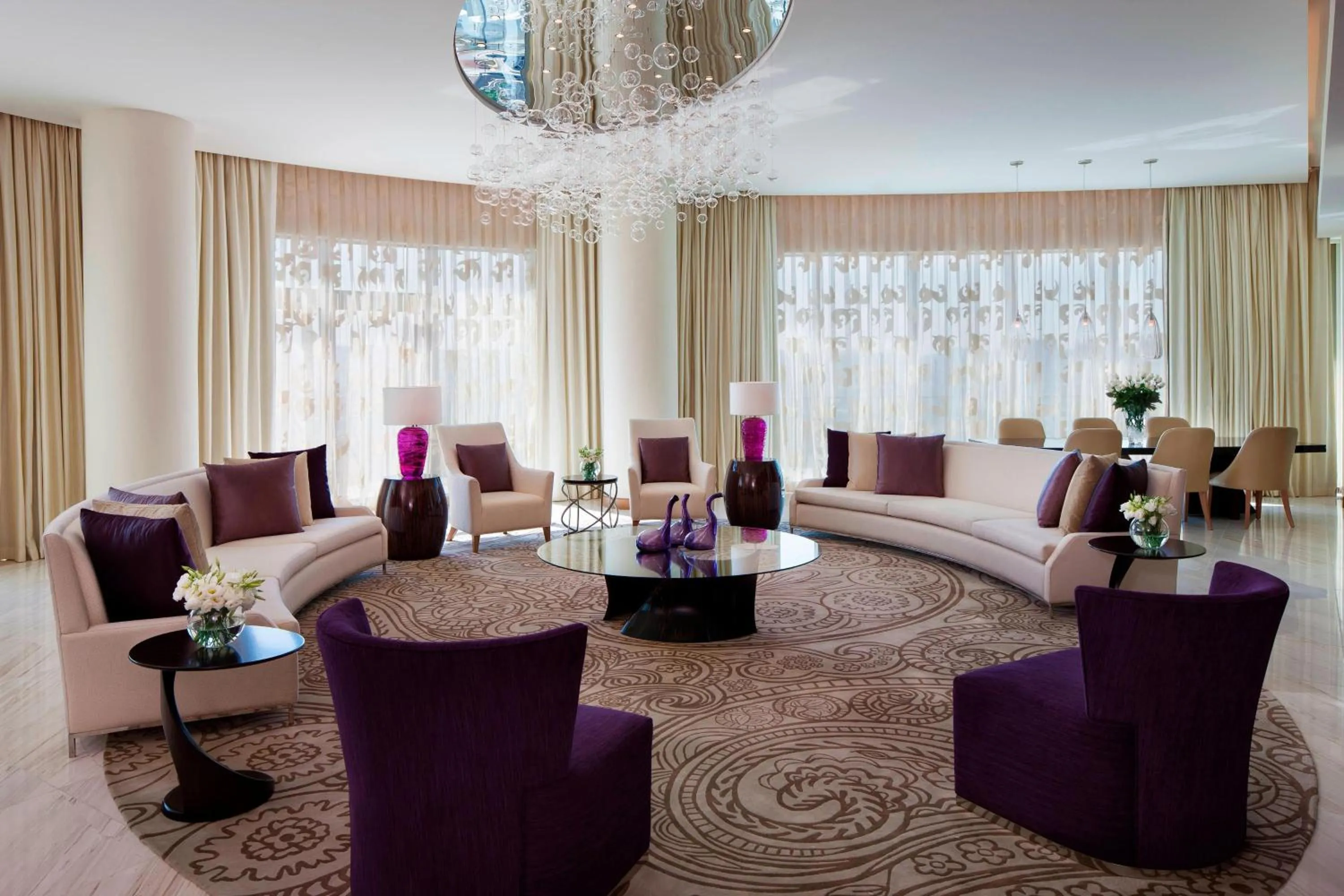 Living room in JW Marriott Absheron Baku Hotel