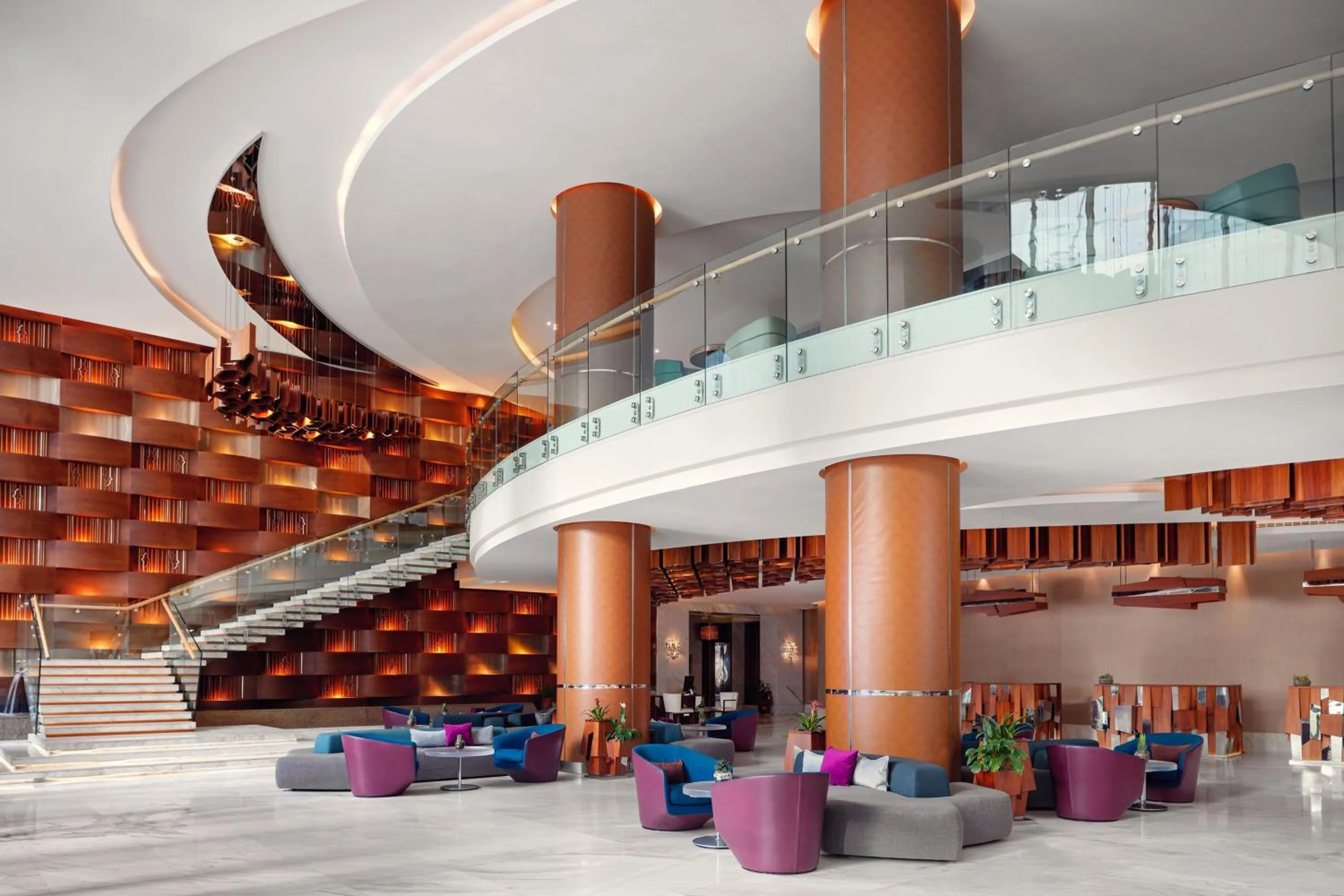 Lobby or reception in JW Marriott Absheron Baku Hotel