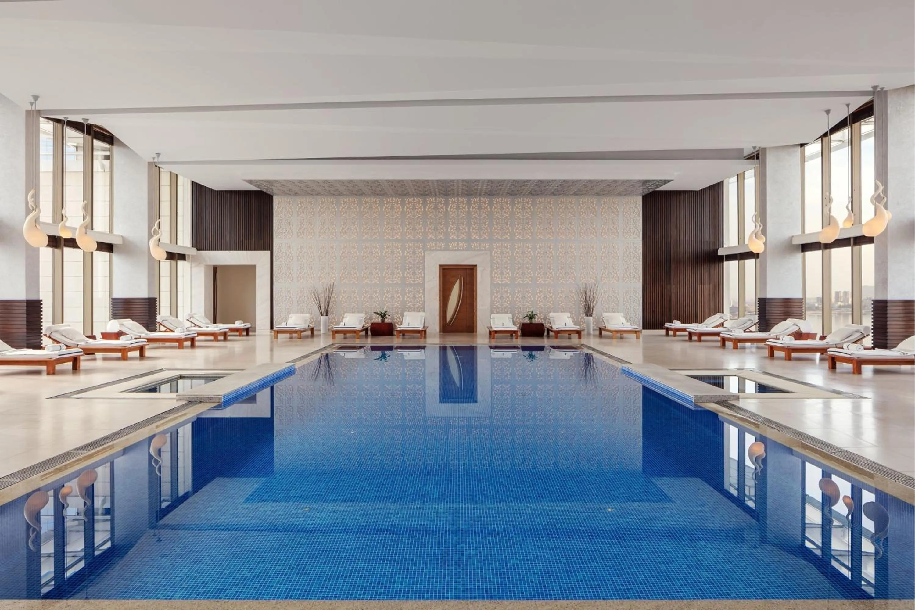 Swimming pool in JW Marriott Absheron Baku Hotel