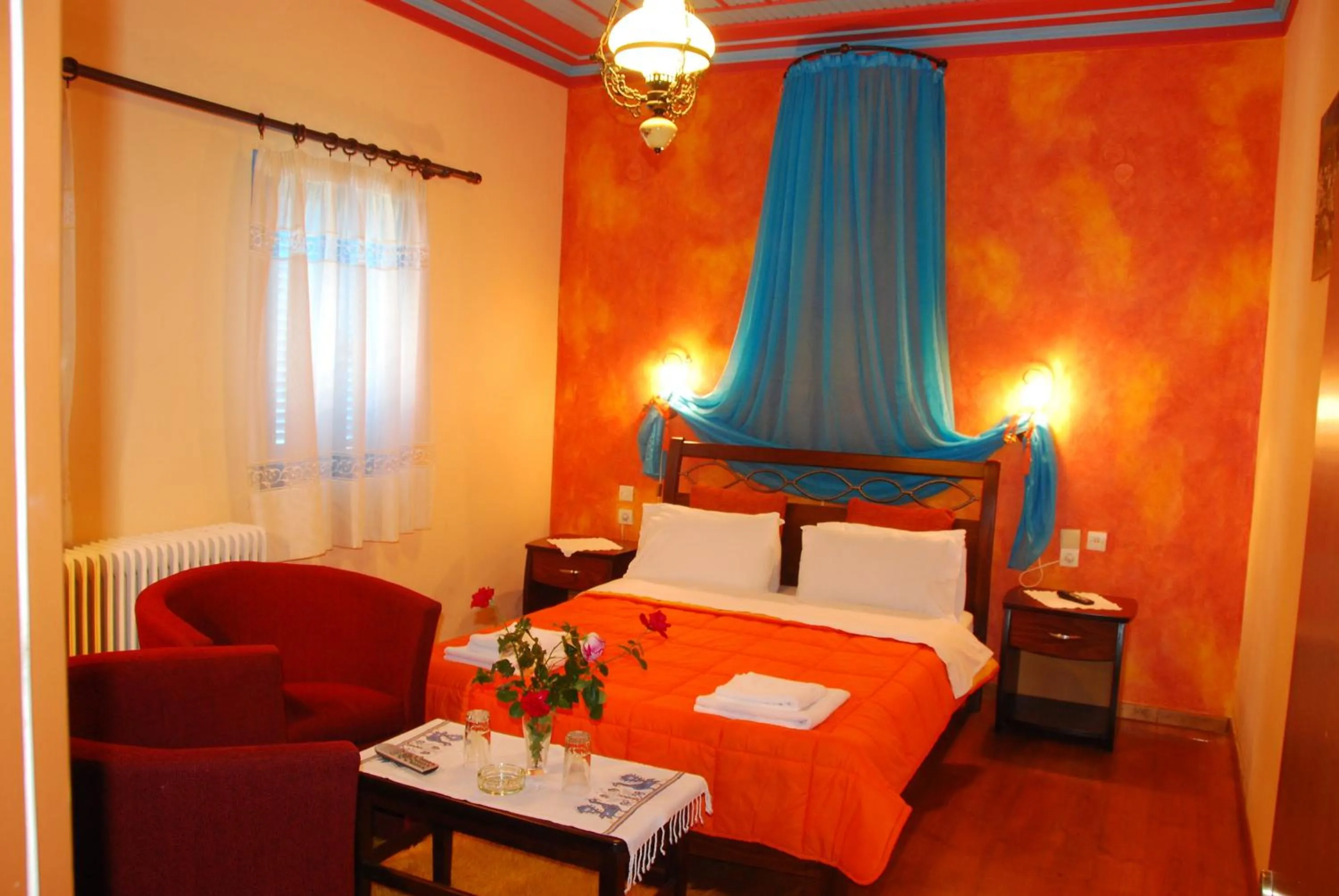 Bed in Hotel Ladias