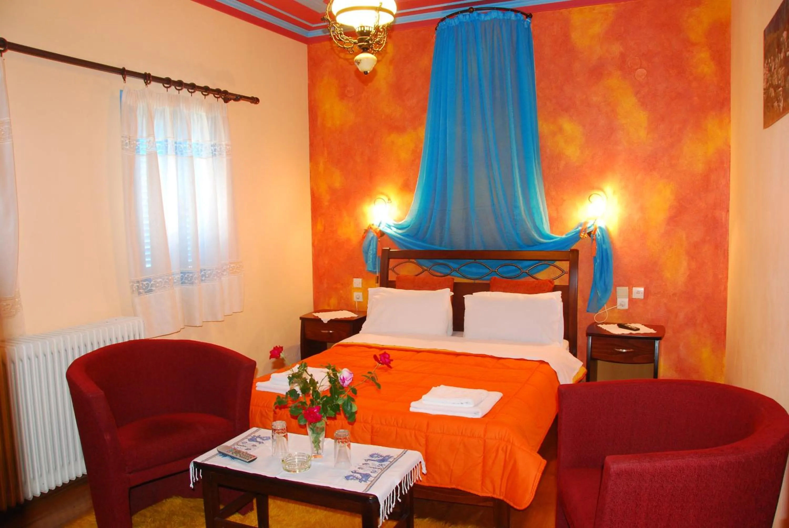 Bed in Hotel Ladias