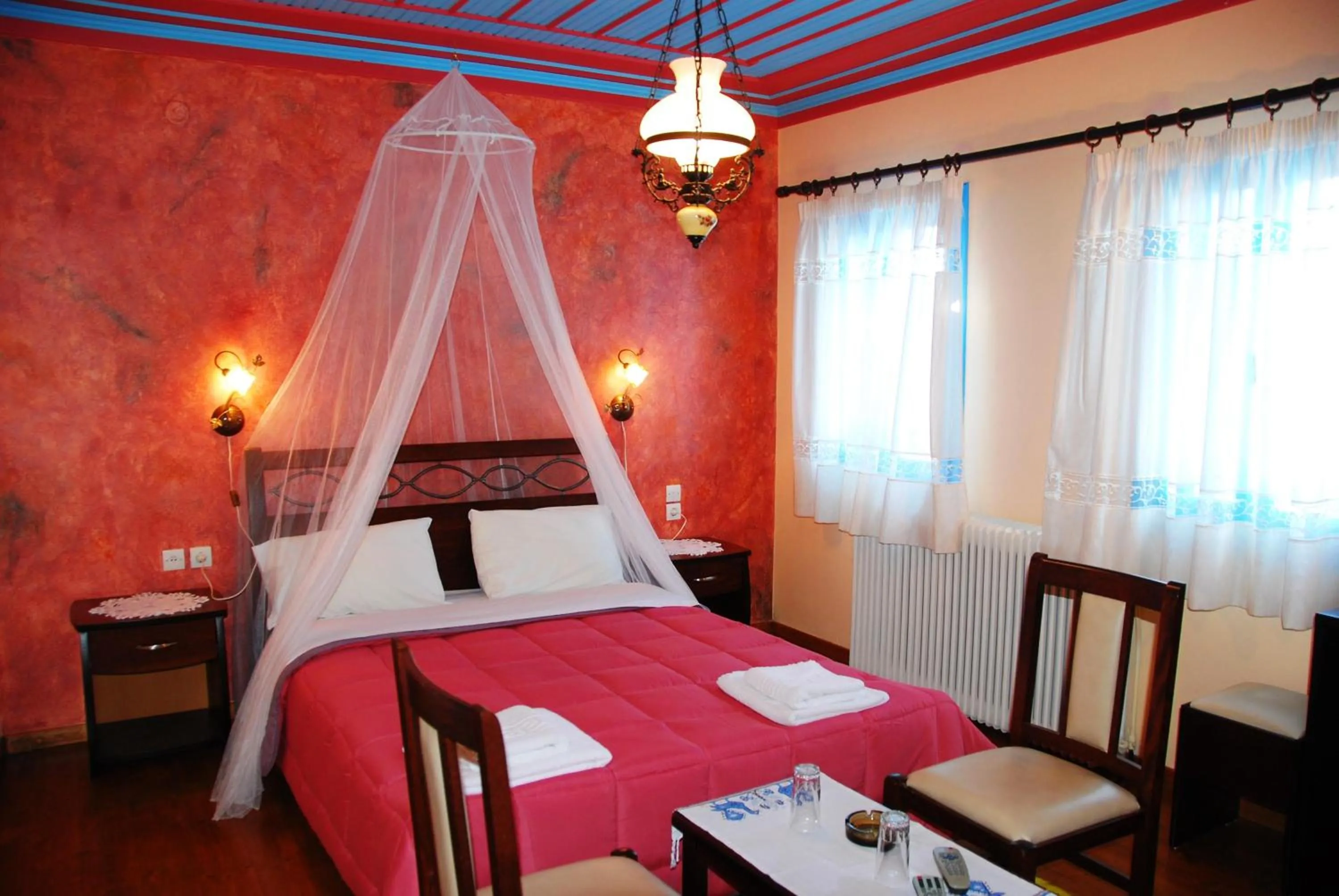 Bed in Hotel Ladias