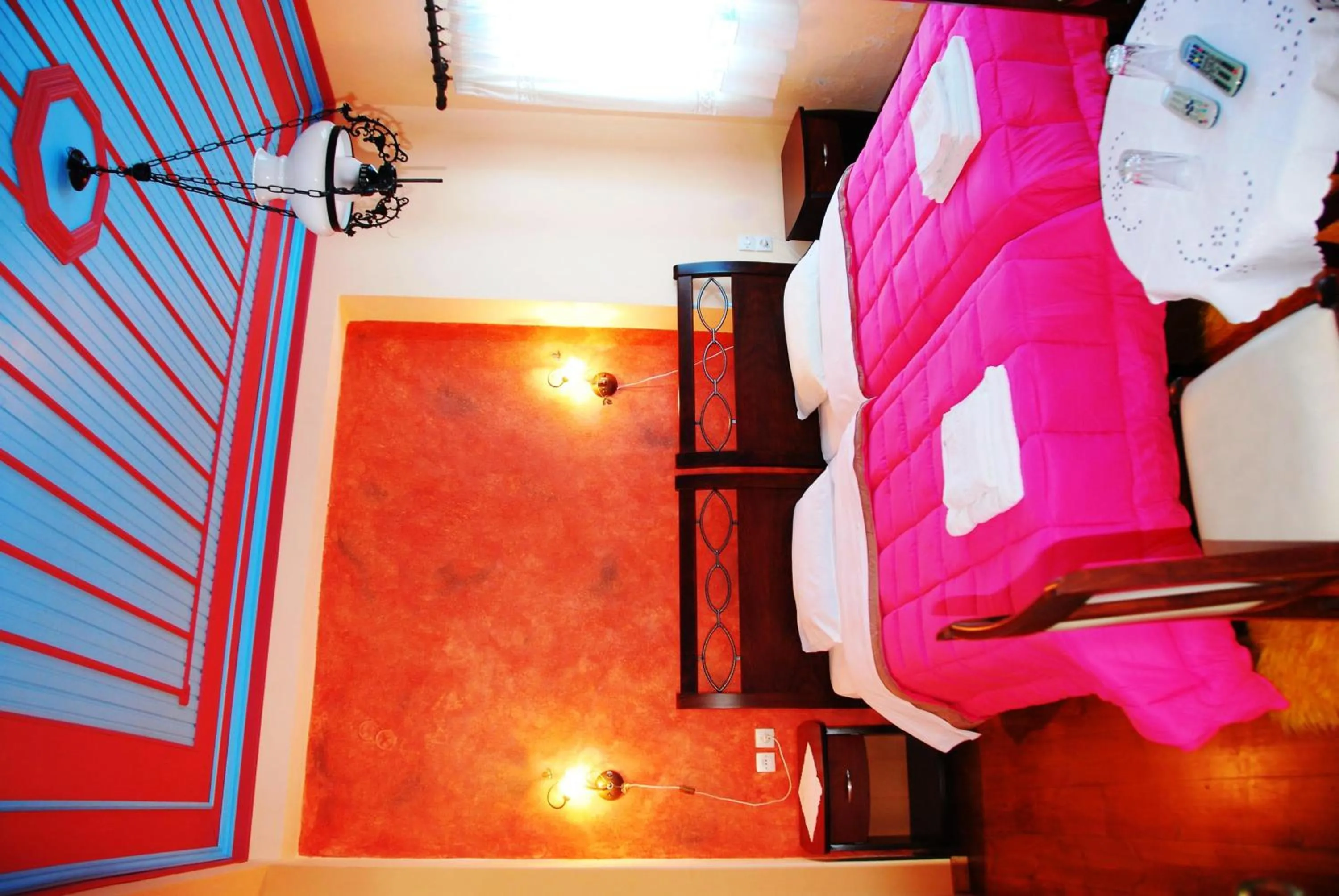 Bed in Hotel Ladias