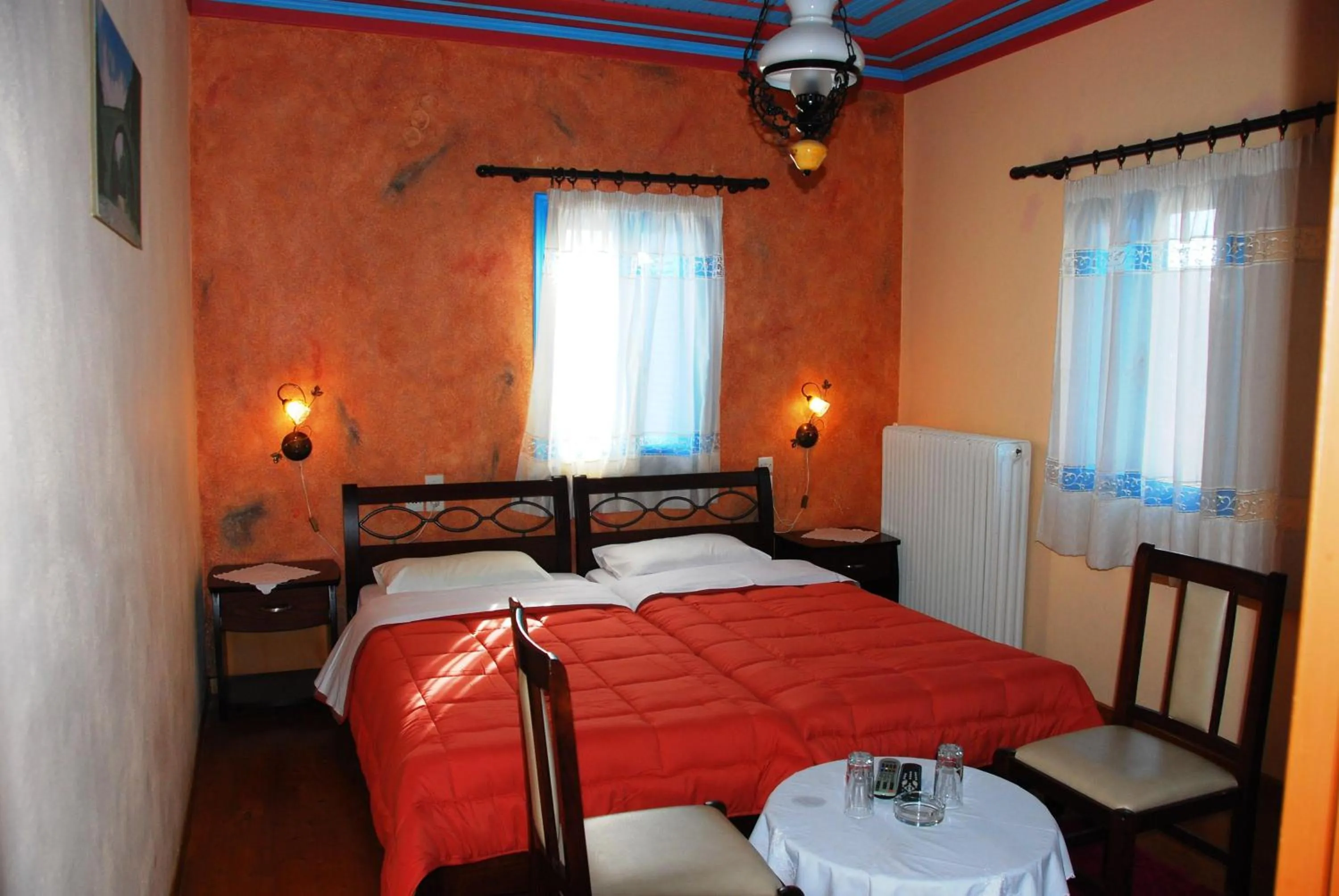 Bed in Hotel Ladias