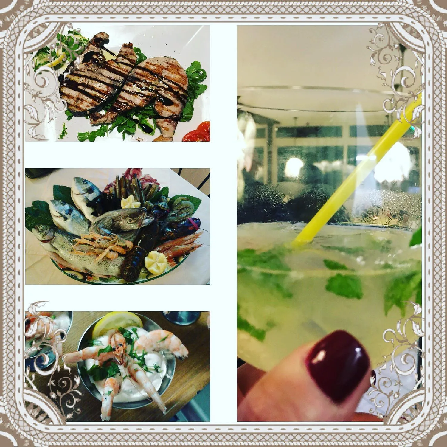 Food and drinks in hotel la rondinella