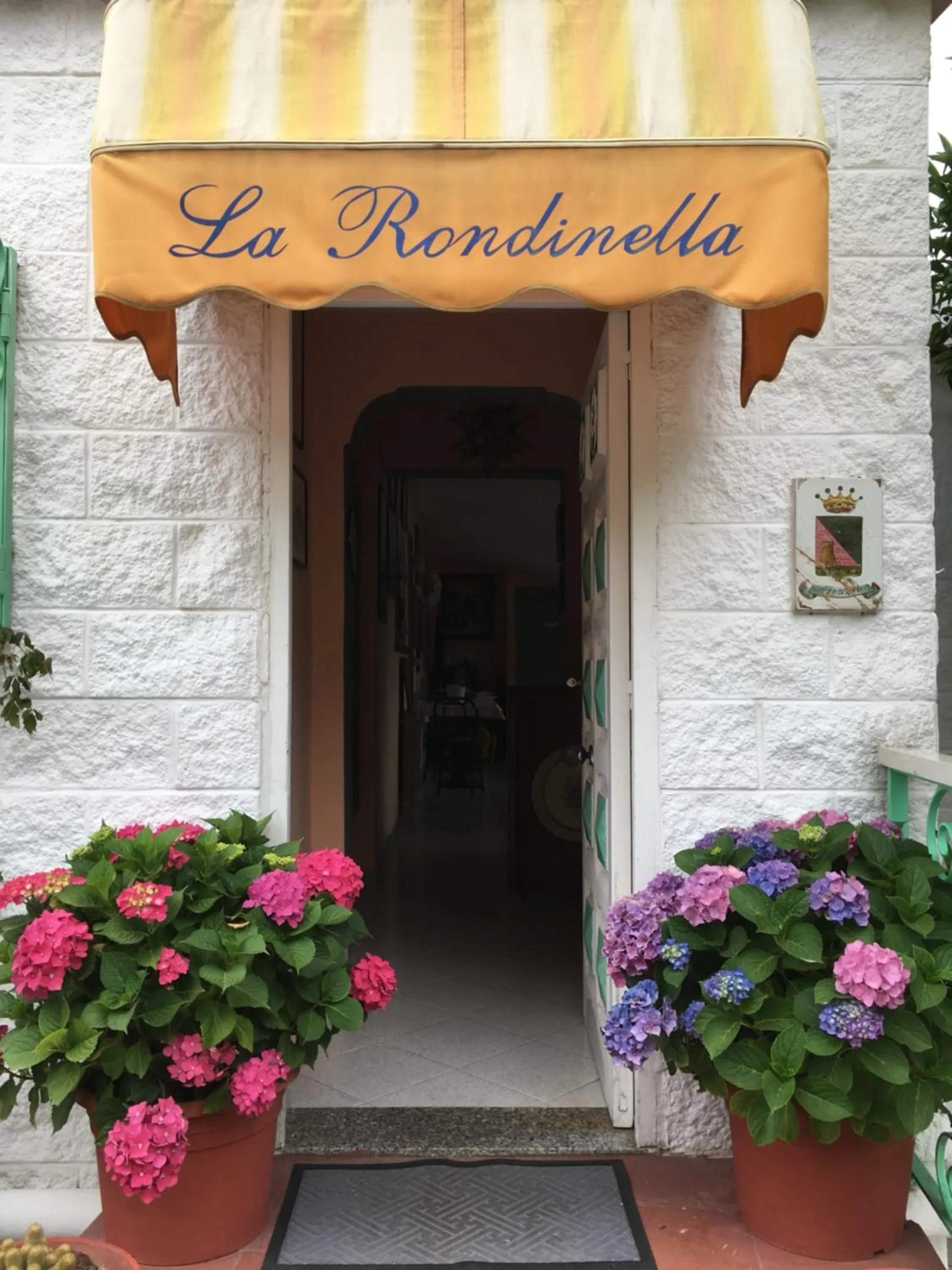 Decorative detail in hotel la rondinella