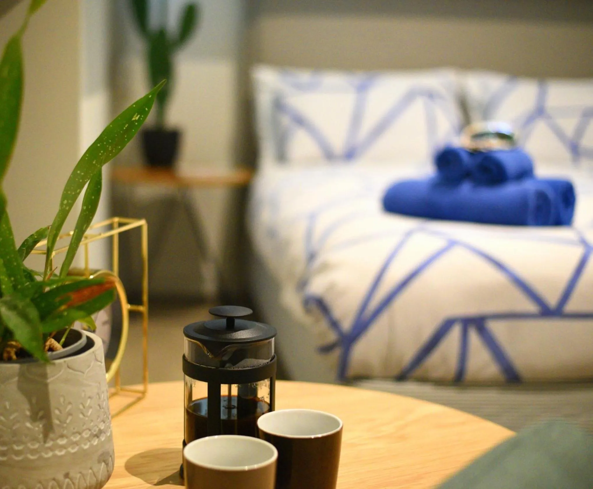 Decorative detail, Bed in The Marion Hostel