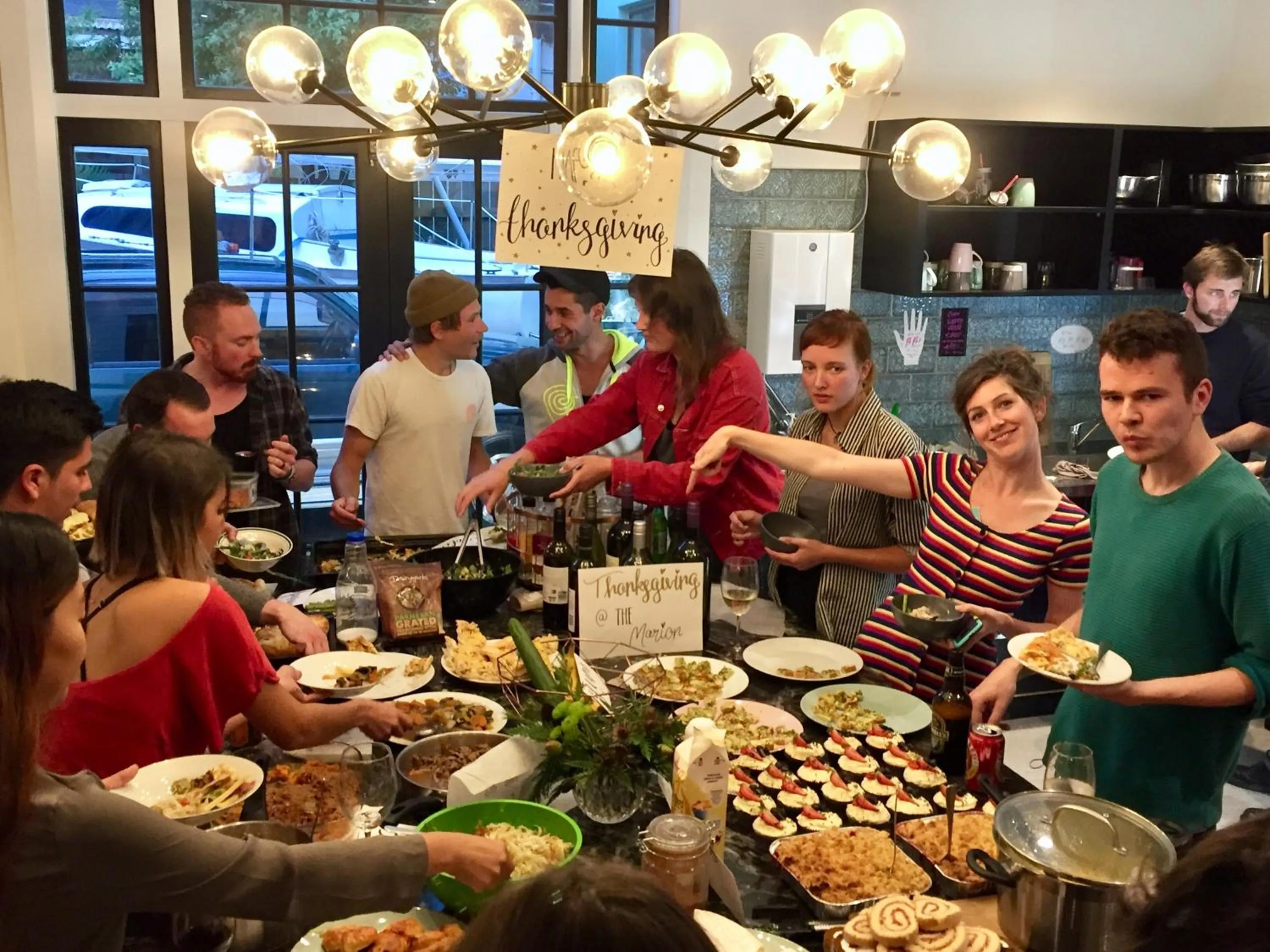 Kitchen or kitchenette in The Marion Hostel