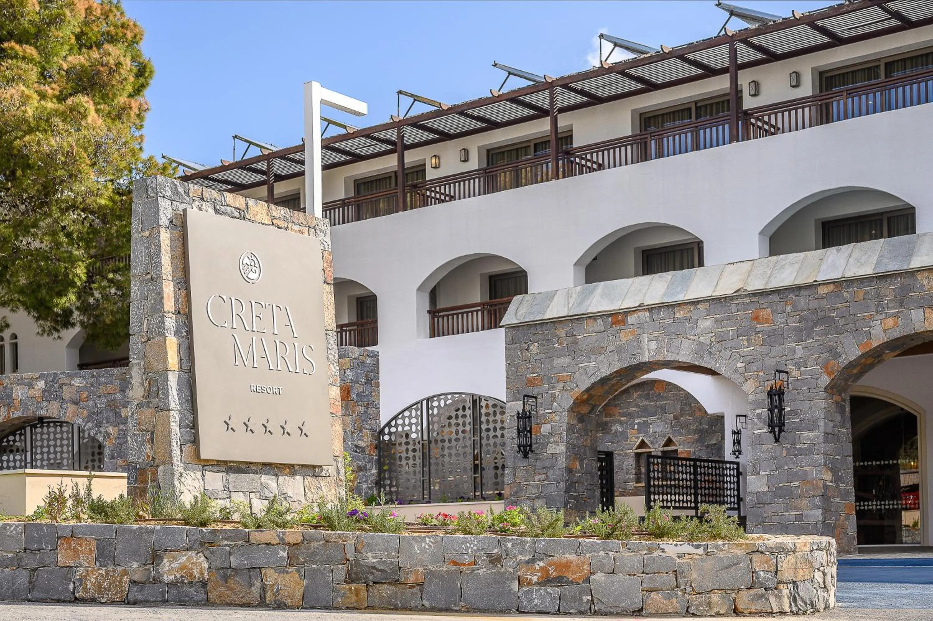 Facade/entrance in Creta Maris Resort