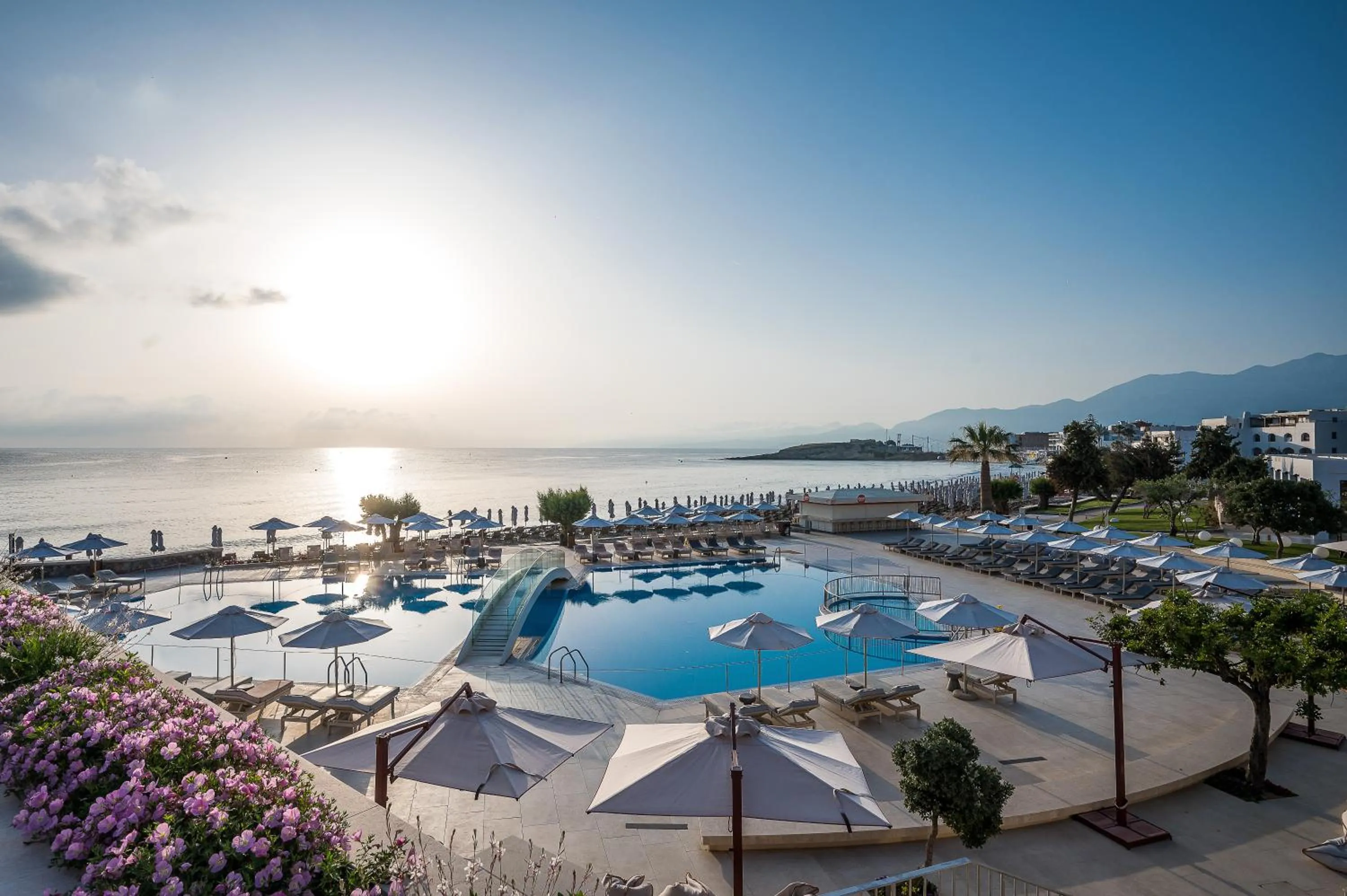 Pool view in Creta Maris Resort